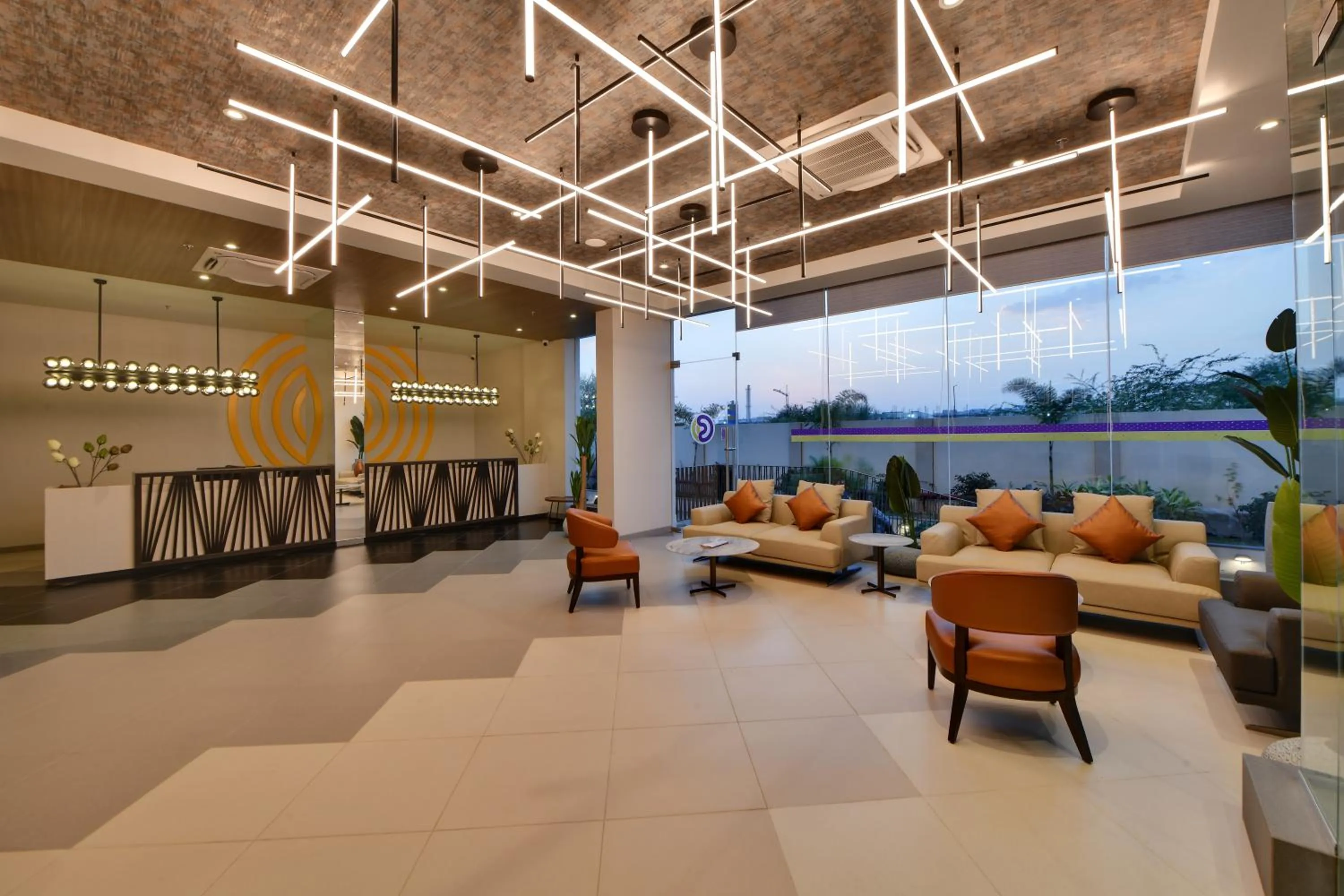 Property building in Click Hotel Pithampur