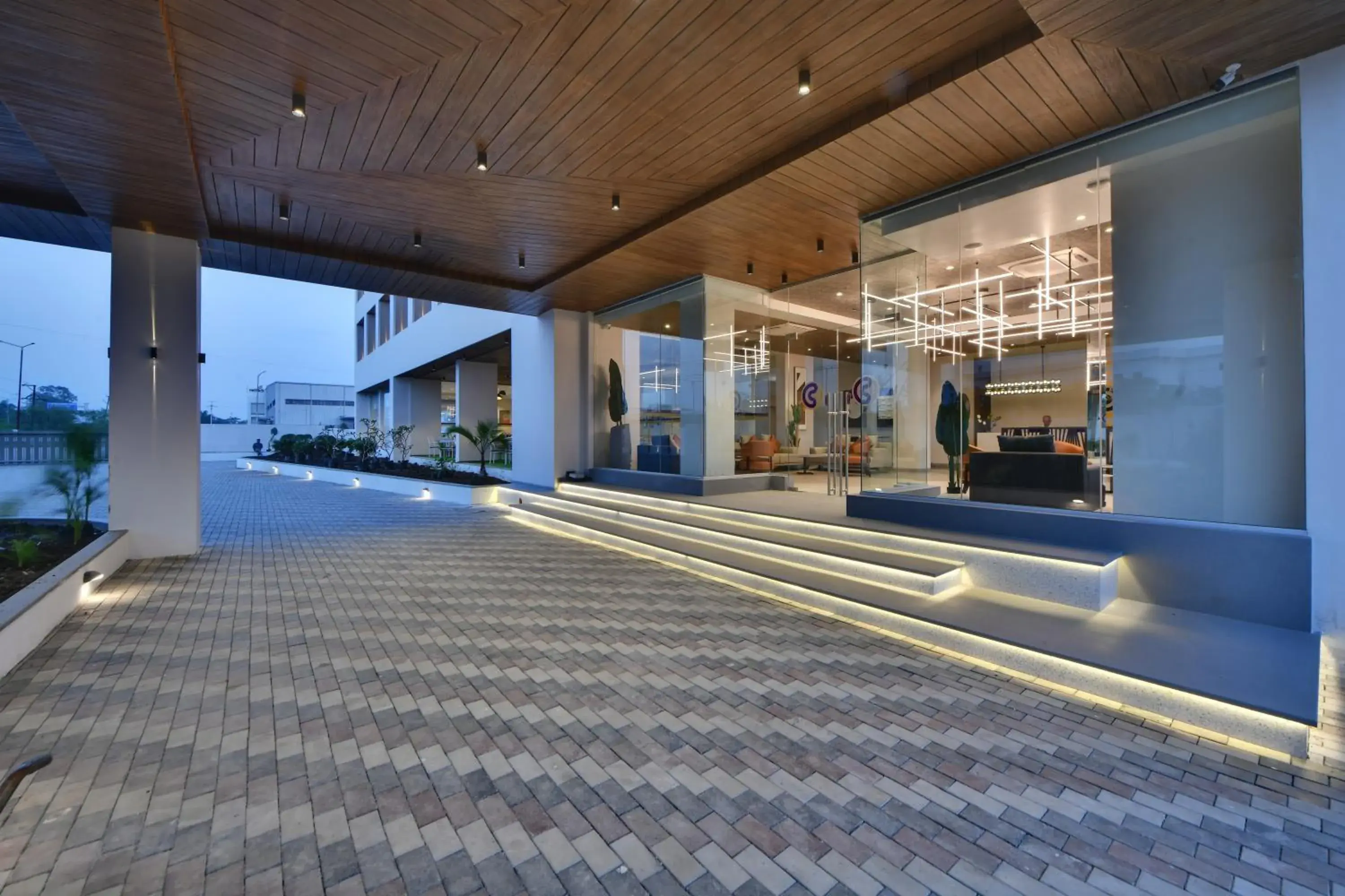 Property building in Click Hotel Pithampur Property building in Click Hotel Pithampur