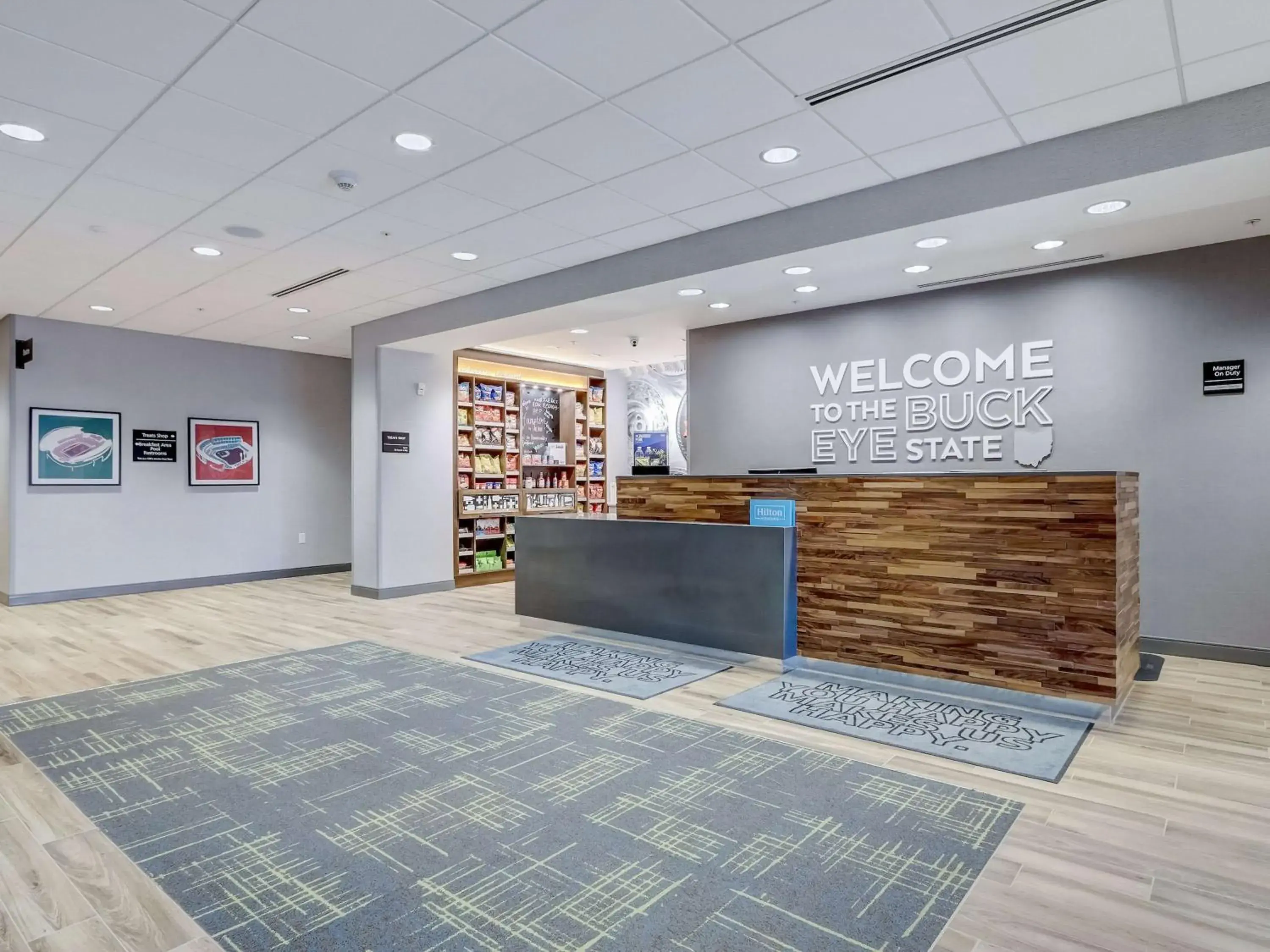 Lobby or reception in Hampton Inn & Suites Cincinnati Midtown Rookwood Lobby or reception in Hampton Inn & Suites Cincinnati Midtown Rookwood