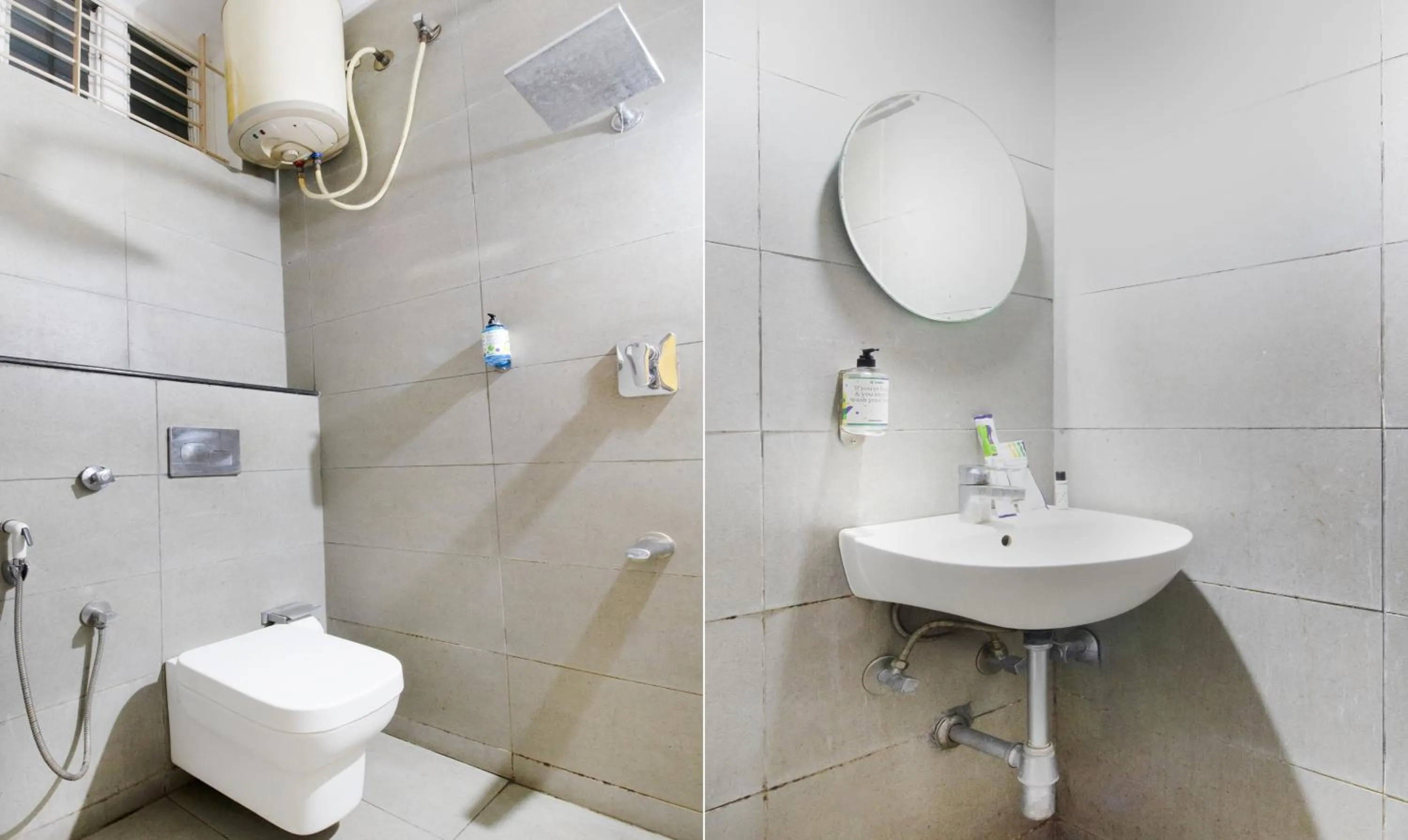 Bathroom in Treebo RR Residency, Sanjay Nagar