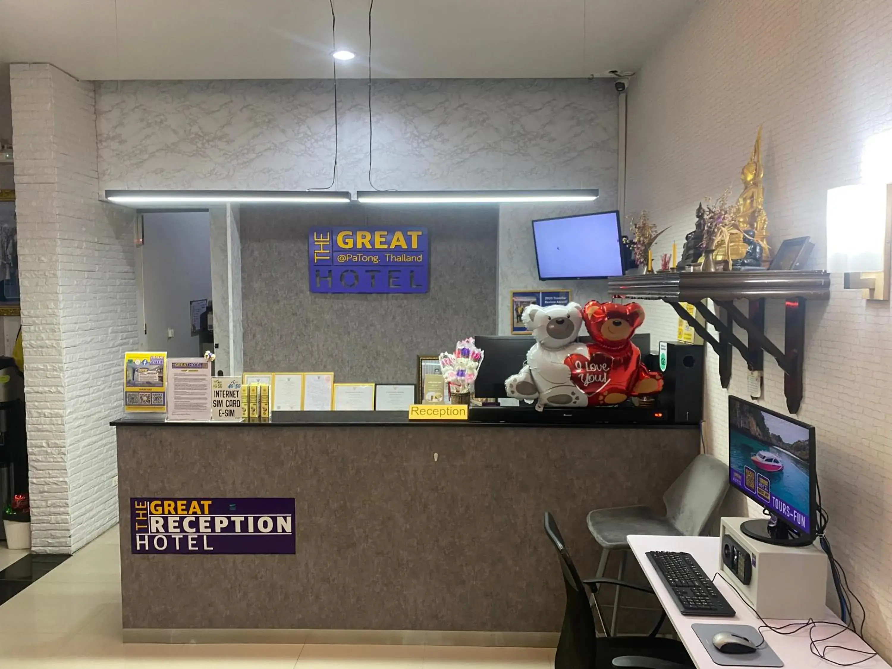 Property building in The Great @Patong Hotel Property building in The Great @Patong Hotel