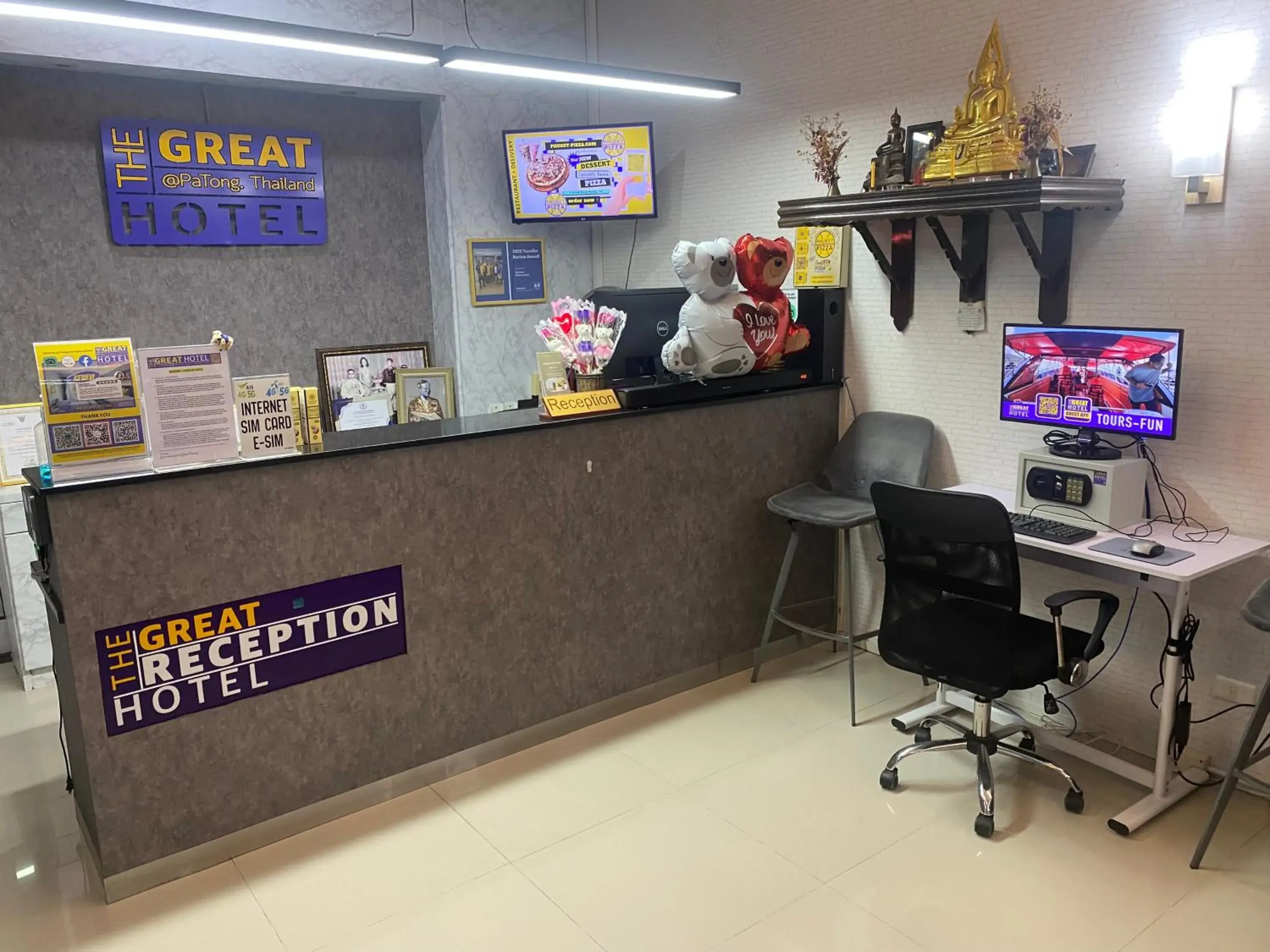 Property building in The Great @Patong Hotel Property building in The Great @Patong Hotel