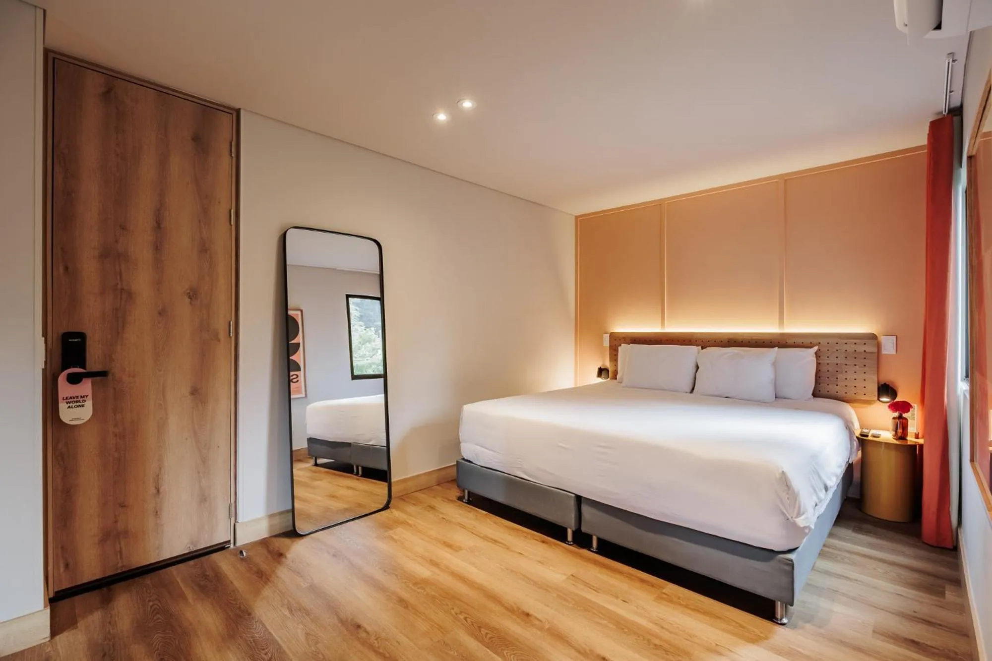 Bed in The Somos Central Hotel Poblado