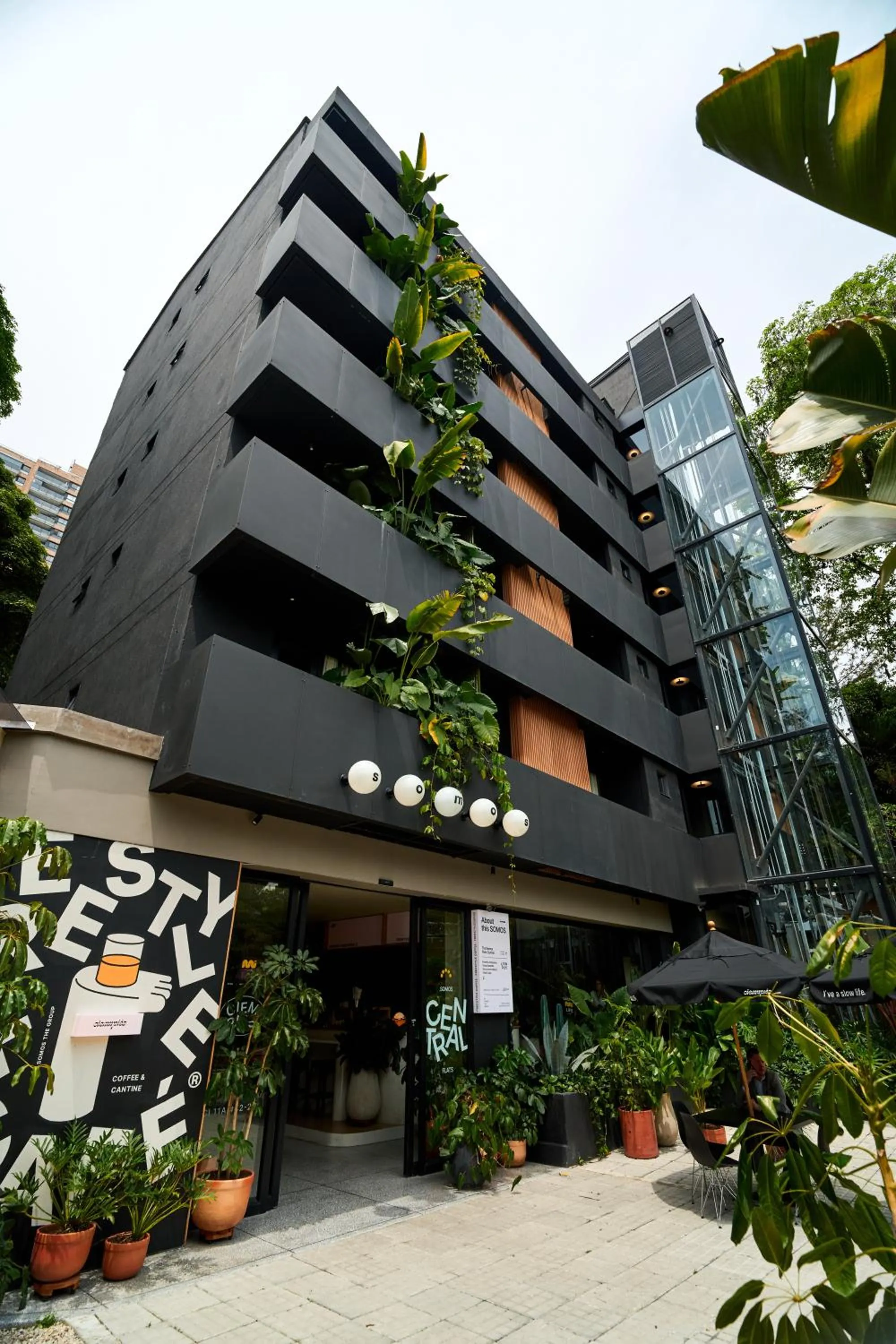 Facade/entrance in The Somos Central Hotel Poblado