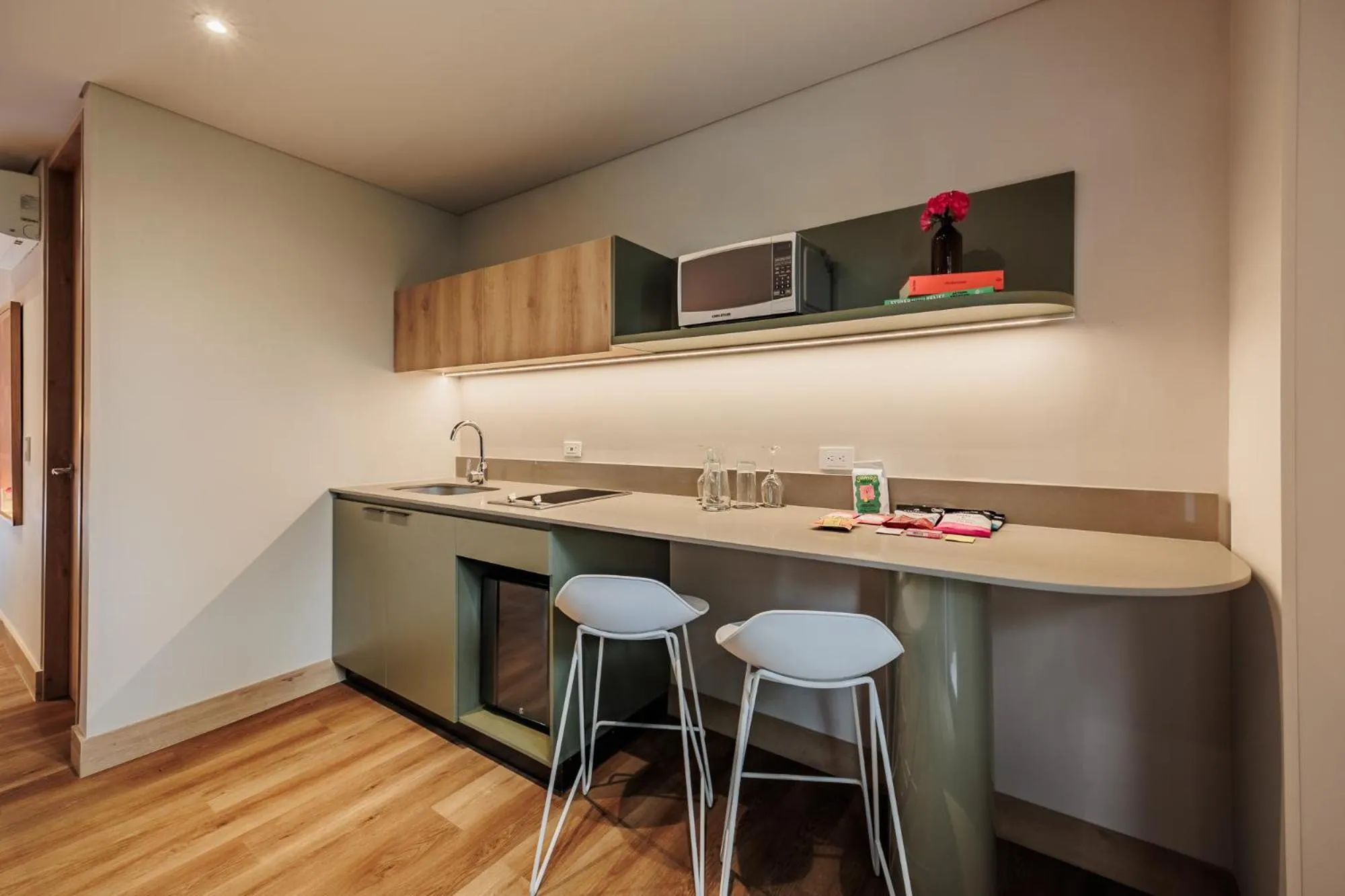Kitchen or kitchenette in The Somos Central Hotel Poblado