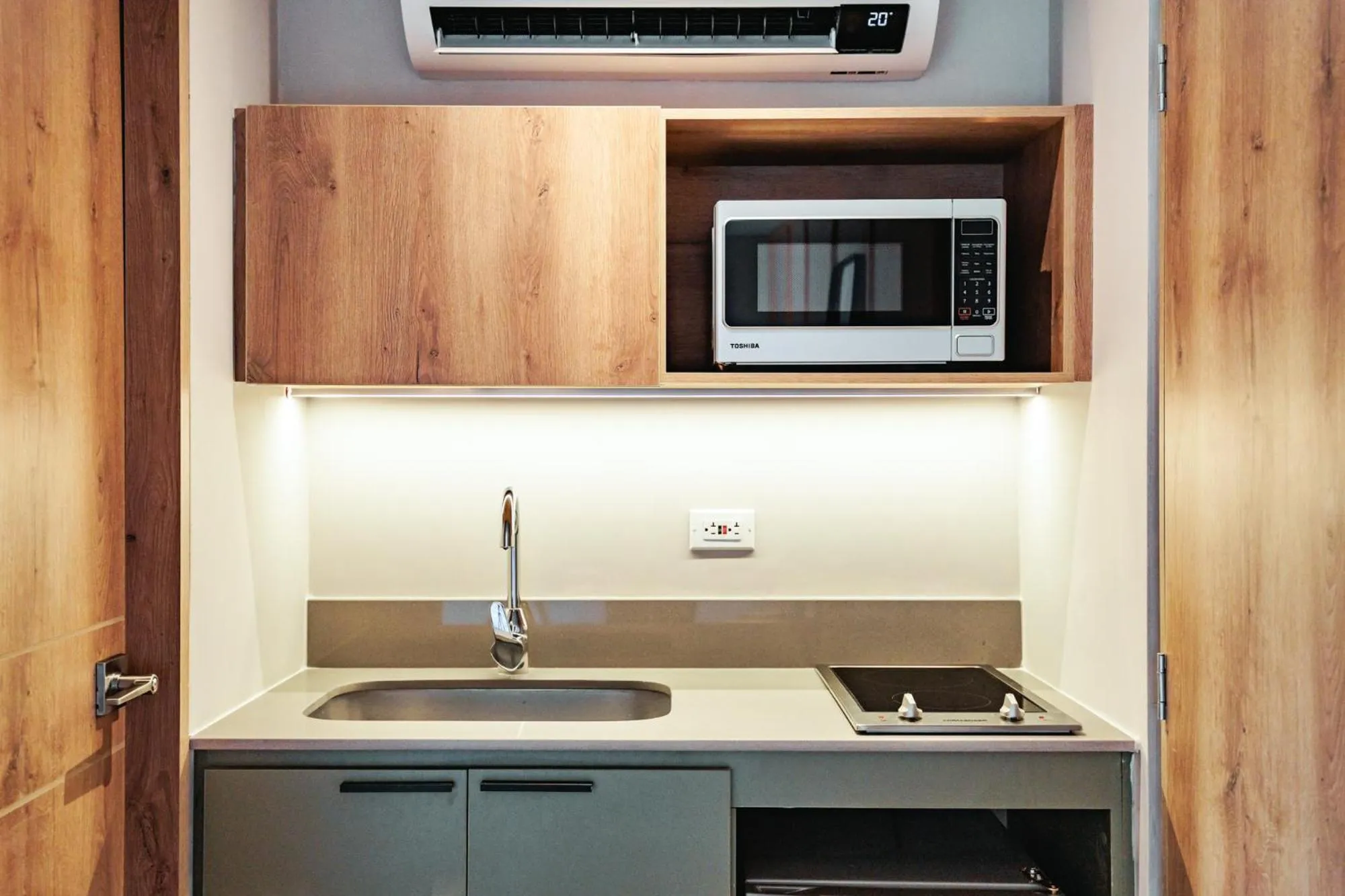 Kitchen or kitchenette in The Somos Central Hotel Poblado