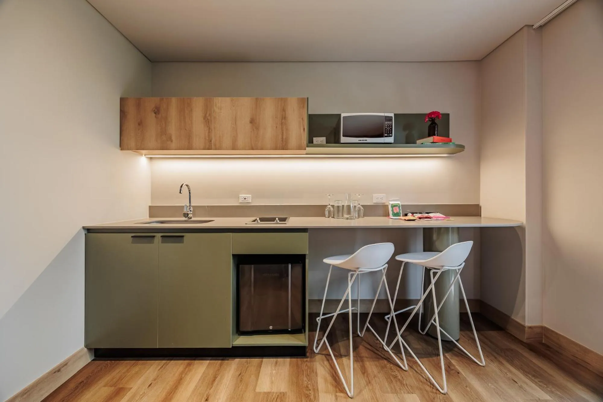 Kitchen or kitchenette in The Somos Central Hotel Poblado