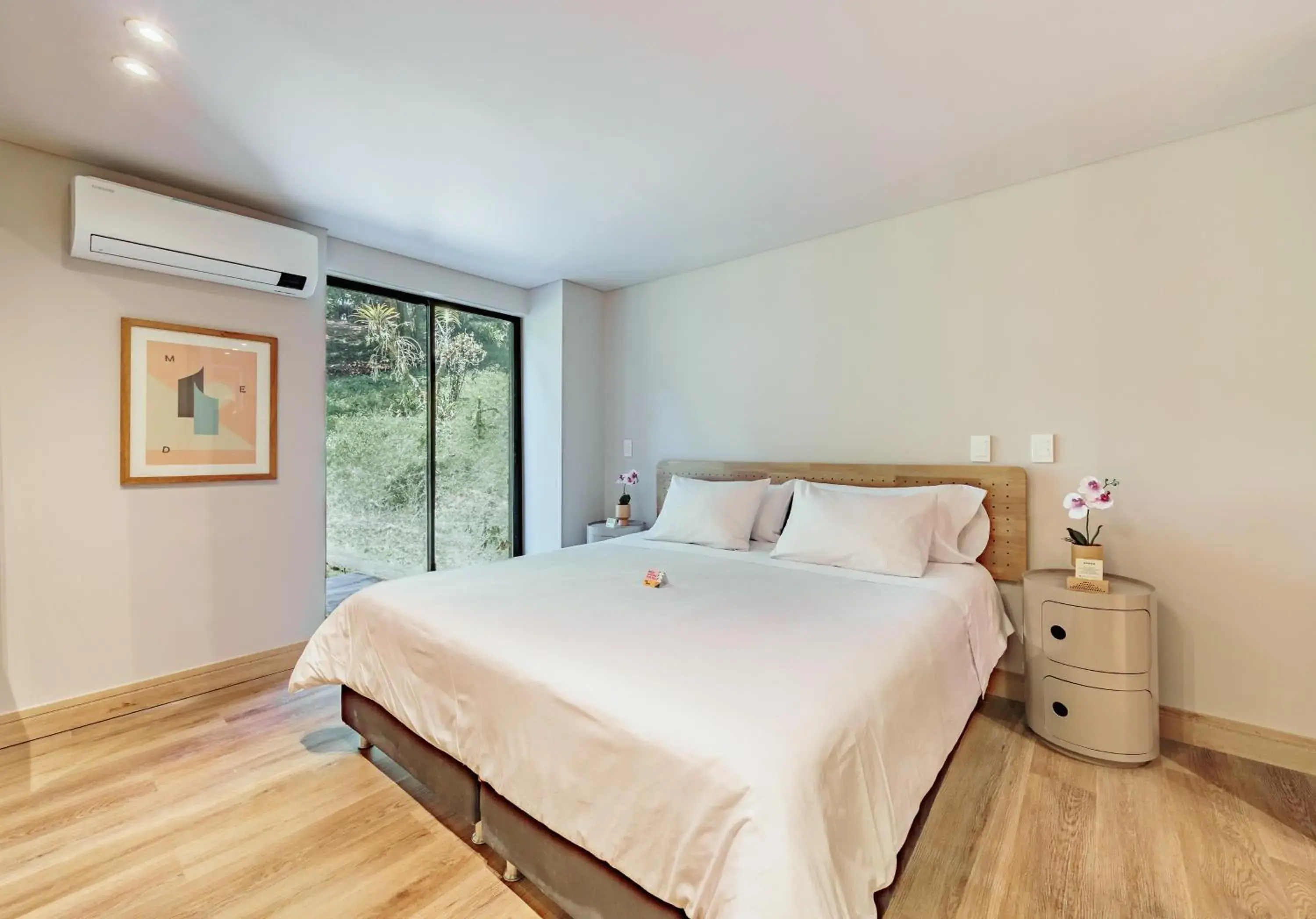 Bed in The Somos Central Hotel Poblado Bed in The Somos Central Hotel Poblado