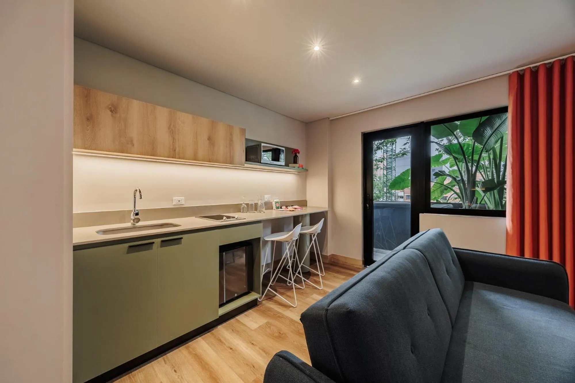 kitchen in The Somos Central Hotel Poblado