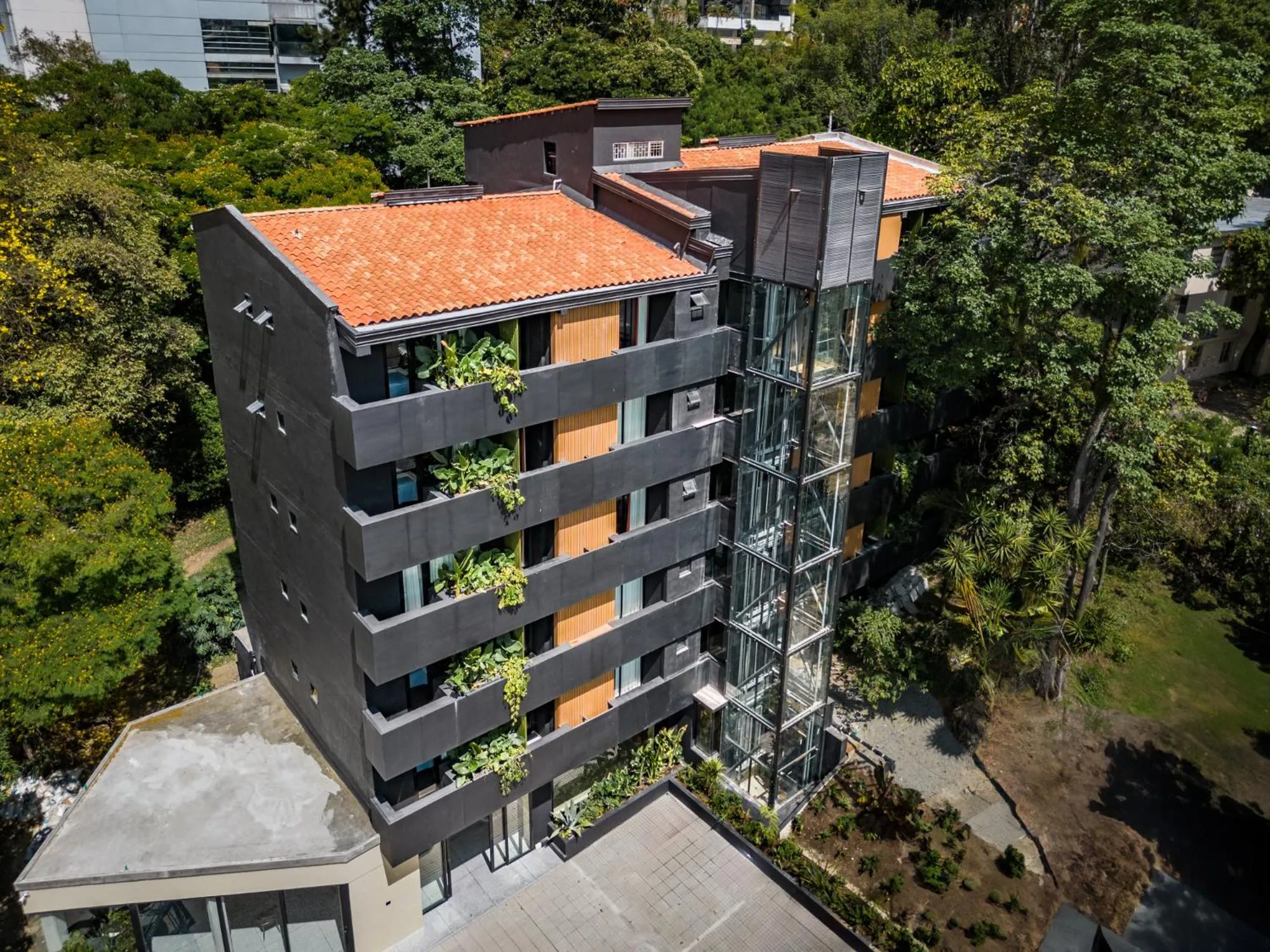 Property building in The Somos Central Hotel Poblado