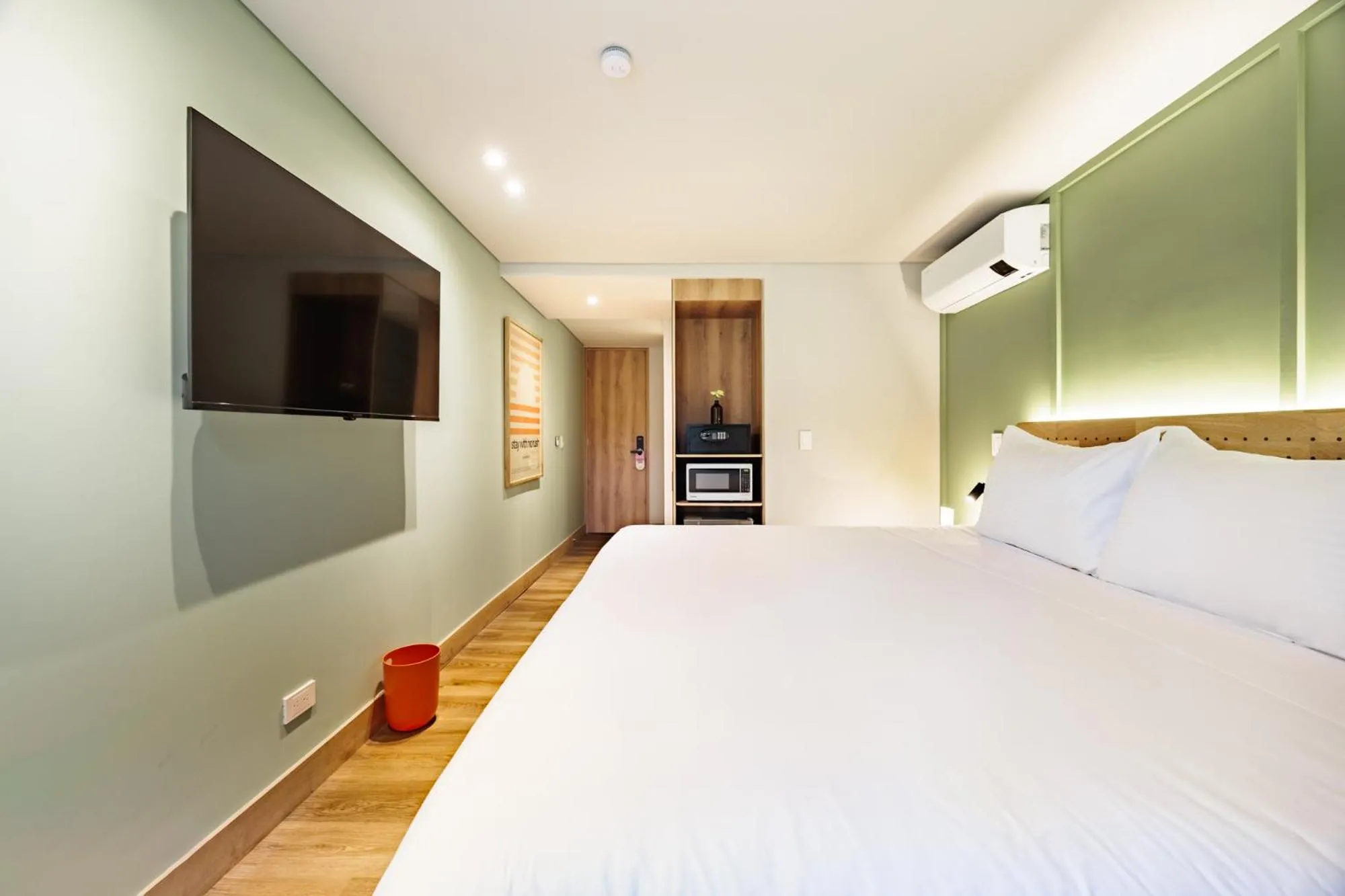 Bed in The Somos Central Hotel Poblado