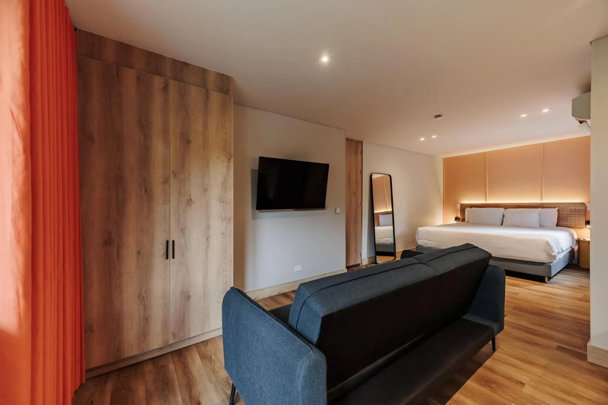 Bed in The Somos Central Hotel Poblado