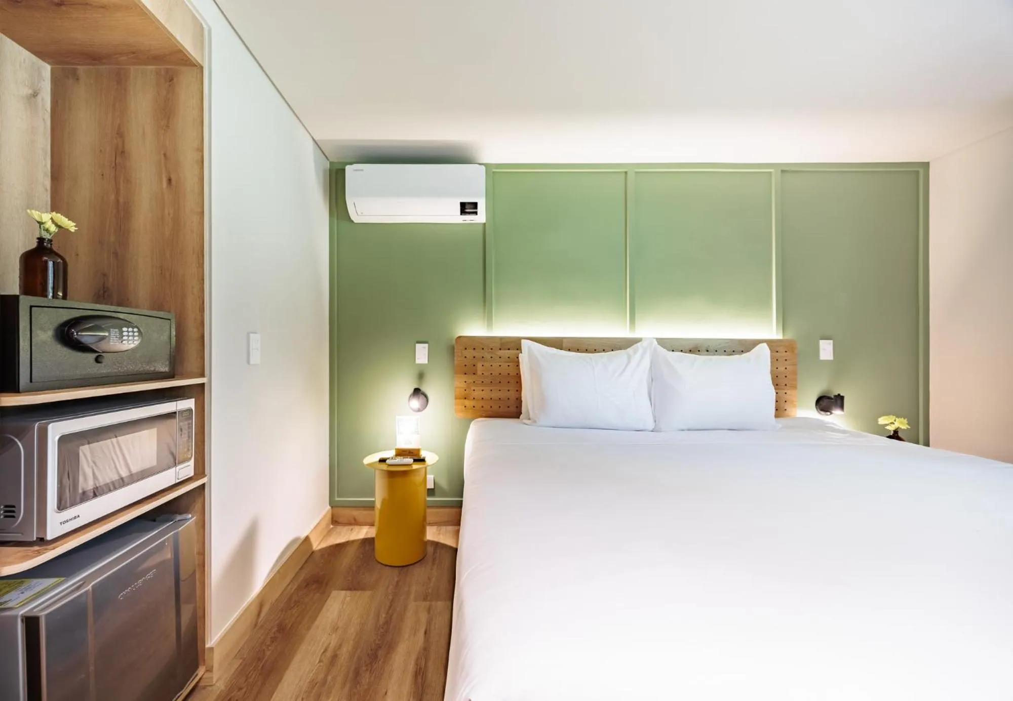 Bed in The Somos Central Hotel Poblado