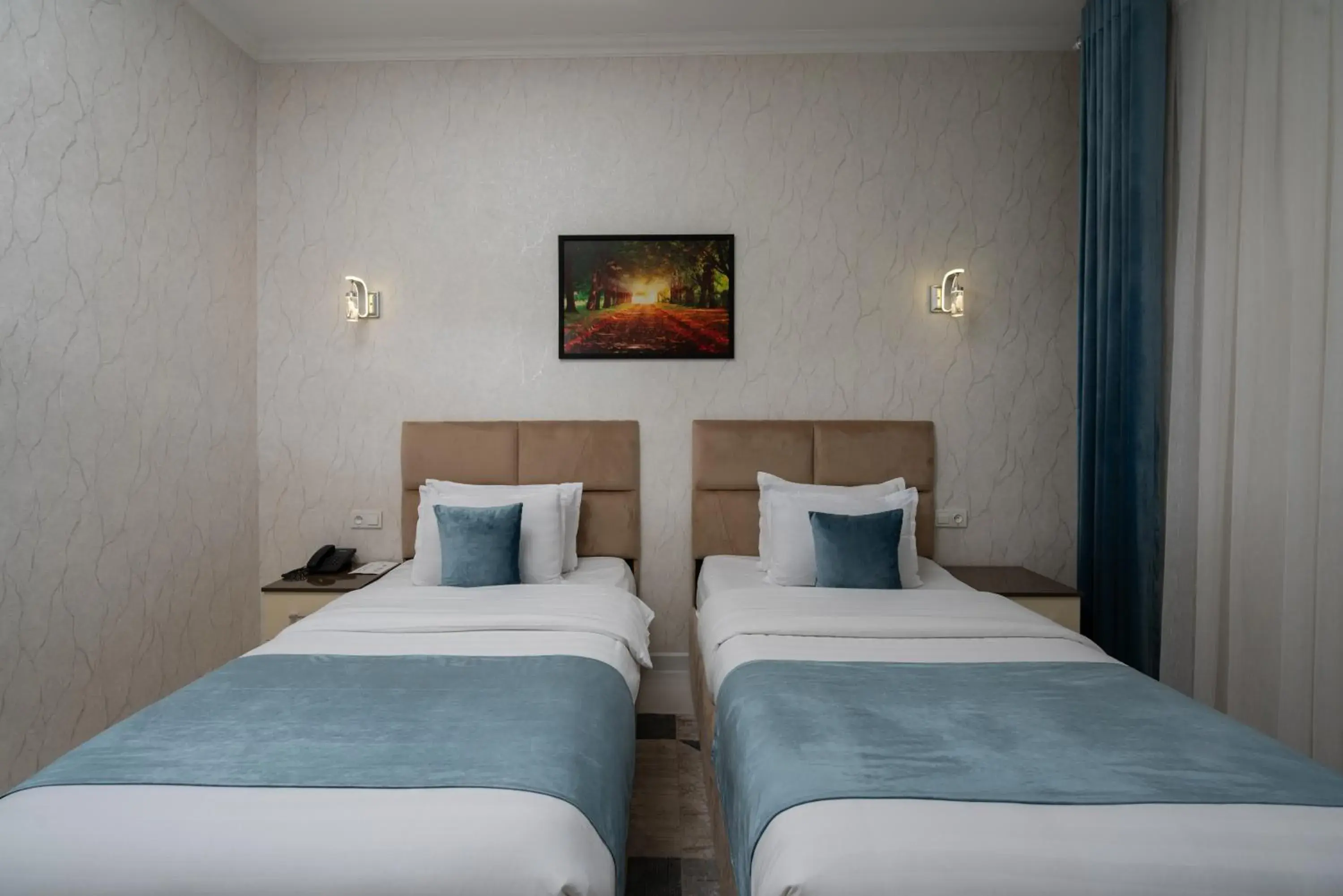Bed in The Tower Hotel Tashkent by HotelPro Group Bed in The Tower Hotel Tashkent by HotelPro Group