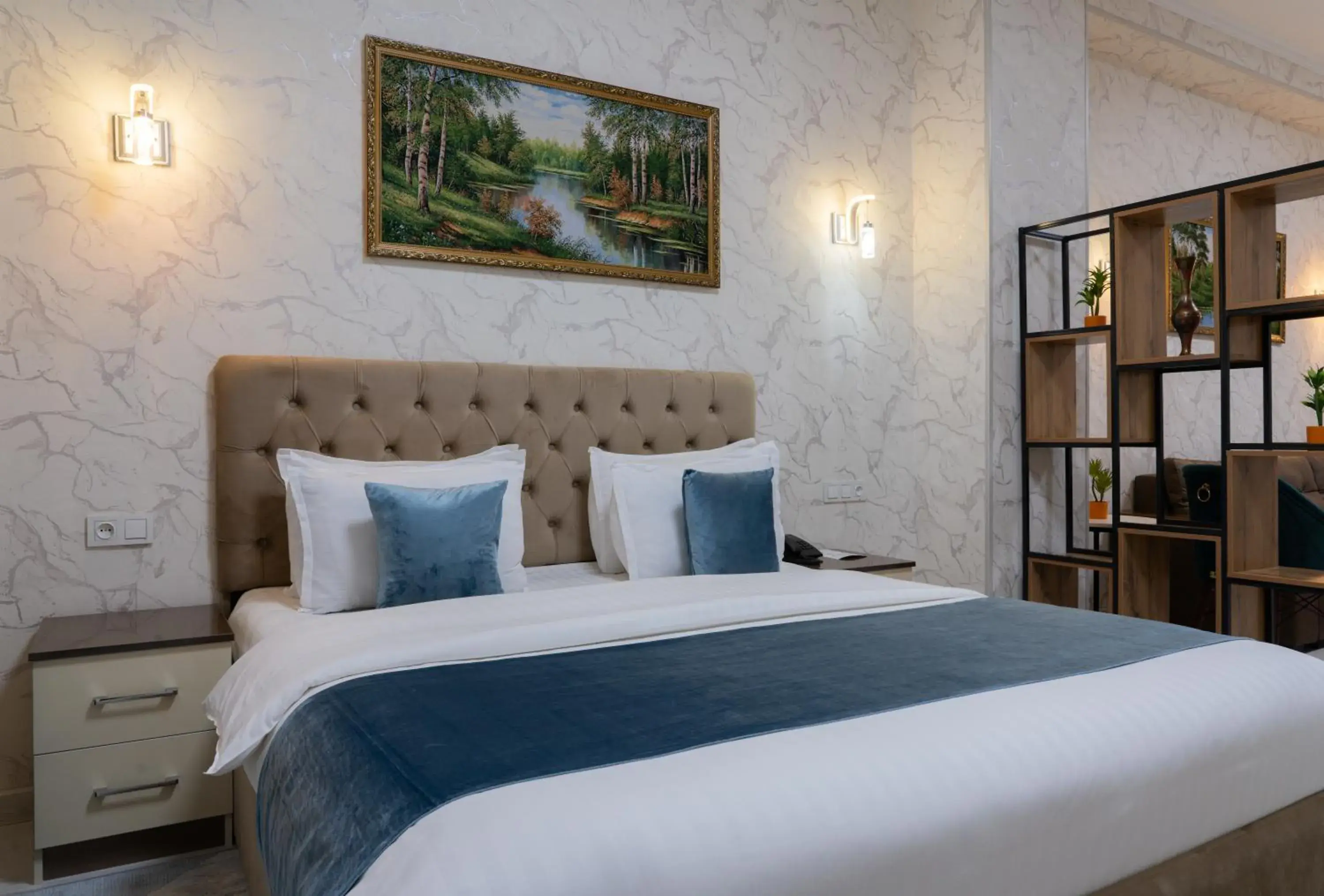 Bed in The Tower Hotel Tashkent by HotelPro Group Bed in The Tower Hotel Tashkent by HotelPro Group