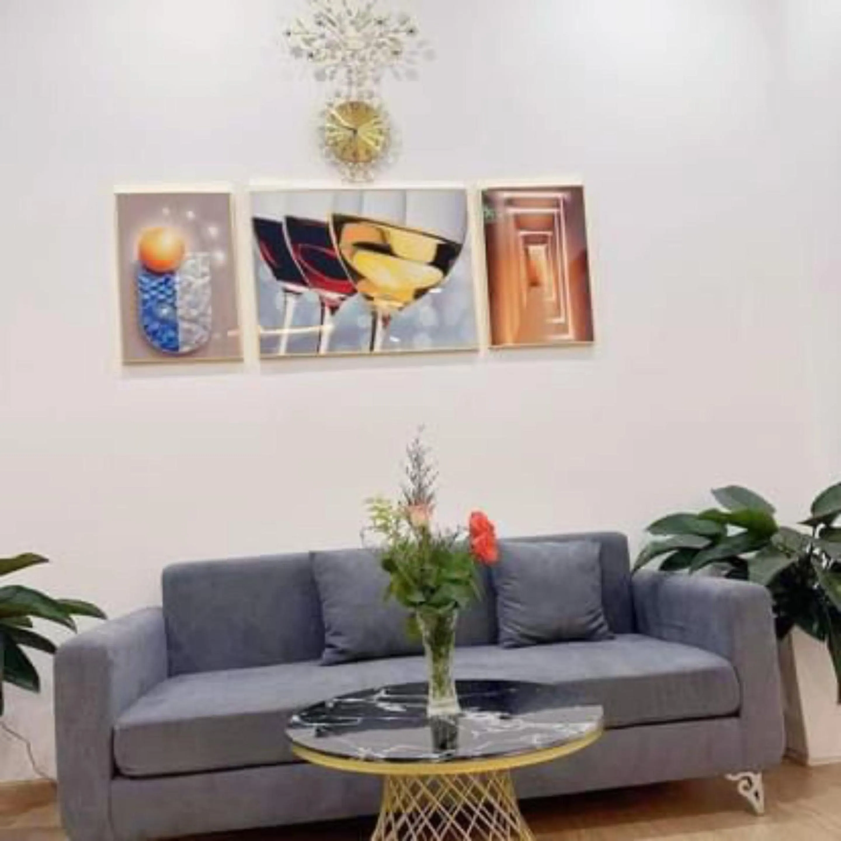 Living room in THIÊN NGA HOTEL