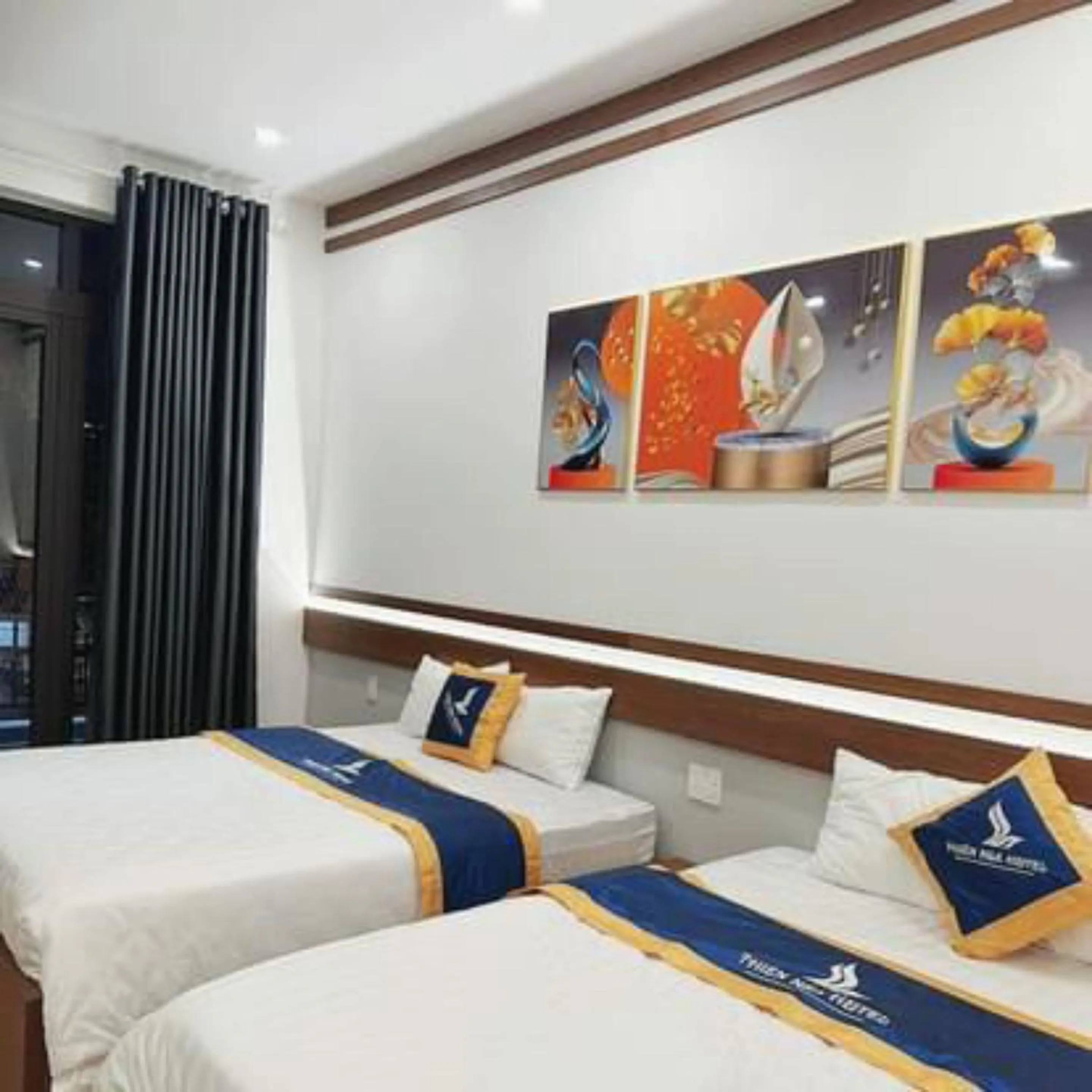 Bed in THIÊN NGA HOTEL