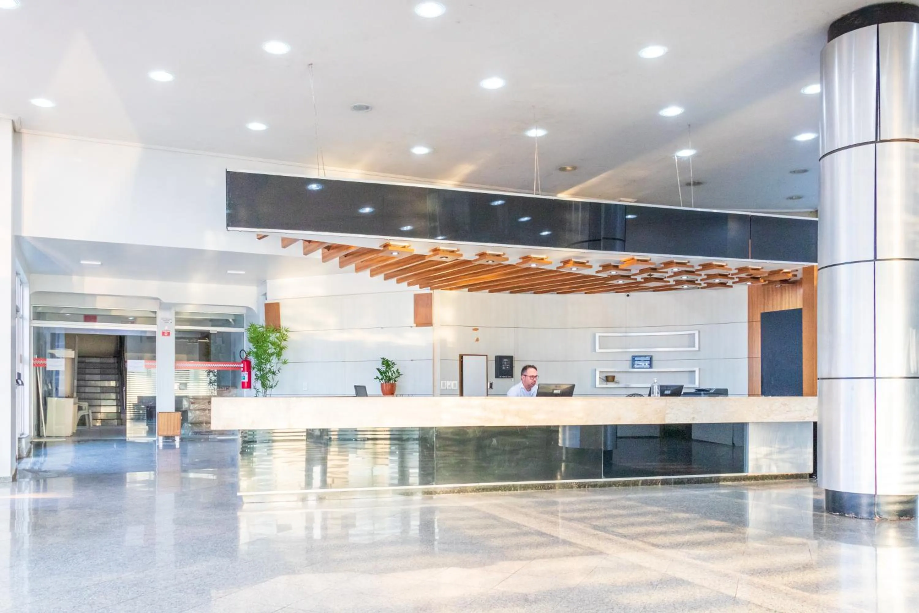 Lobby or reception in Foz Budget Hotel