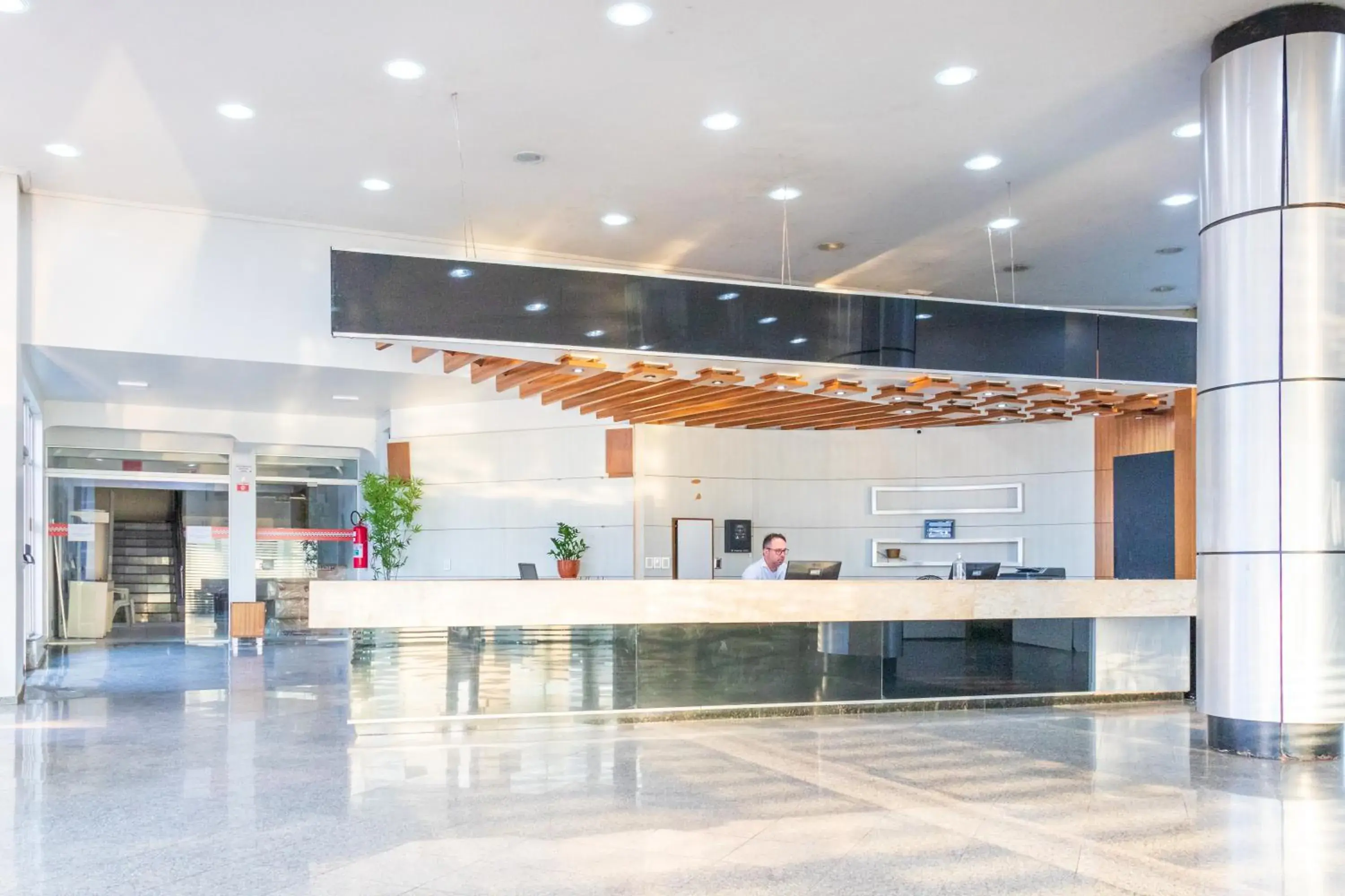 Lobby or reception in Foz Budget Hotel Lobby or reception in Foz Budget Hotel