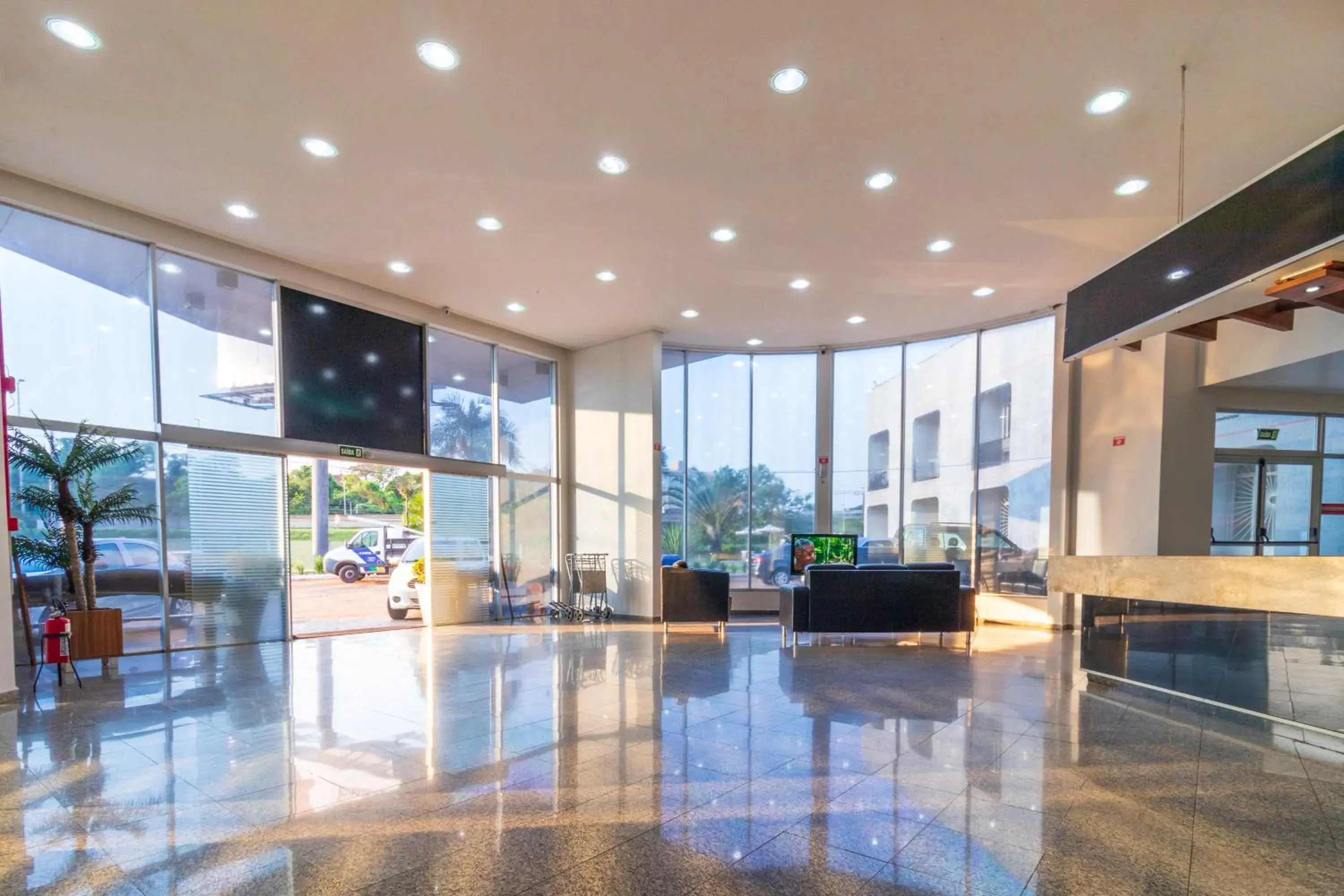 Living room in Foz Budget Hotel Living room in Foz Budget Hotel