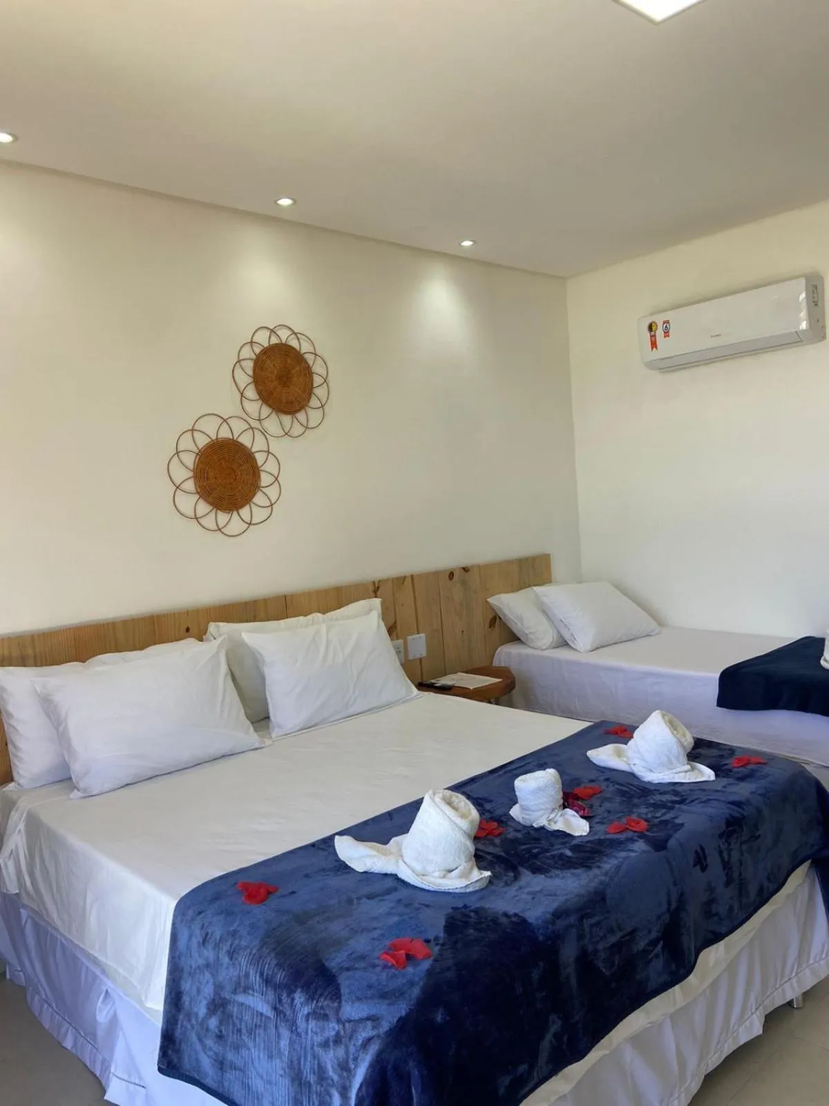 Bed in Pousada Canouan