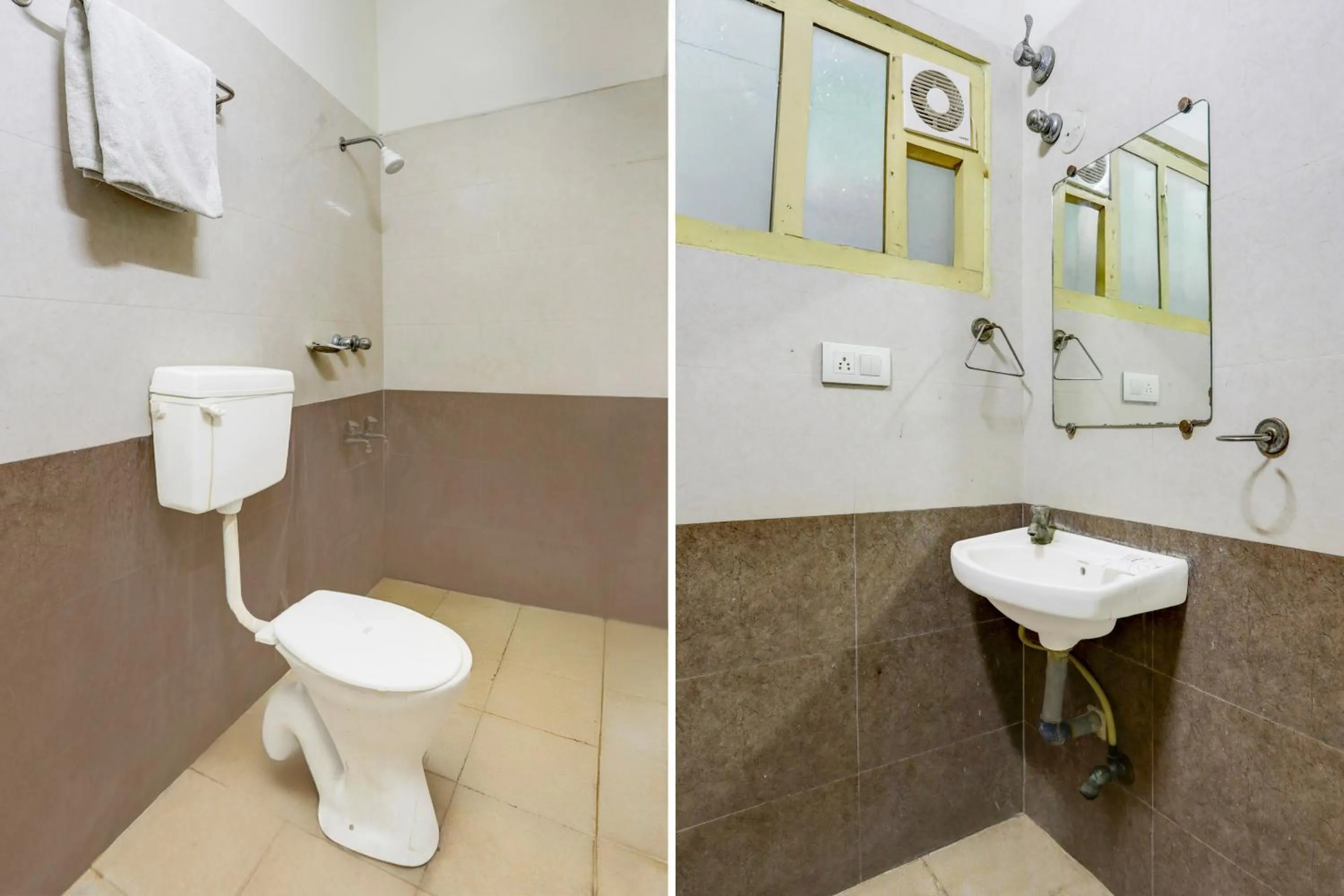 Bathroom in Hotel O Karakambadi Near Alipiri Formerly BVN Grand