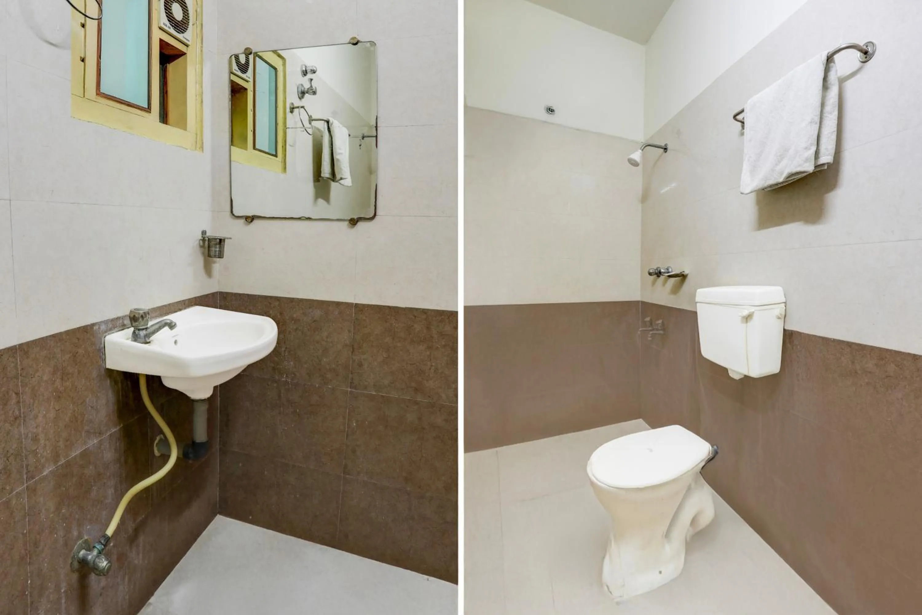 Bathroom in Hotel O Karakambadi Near Alipiri Formerly BVN Grand