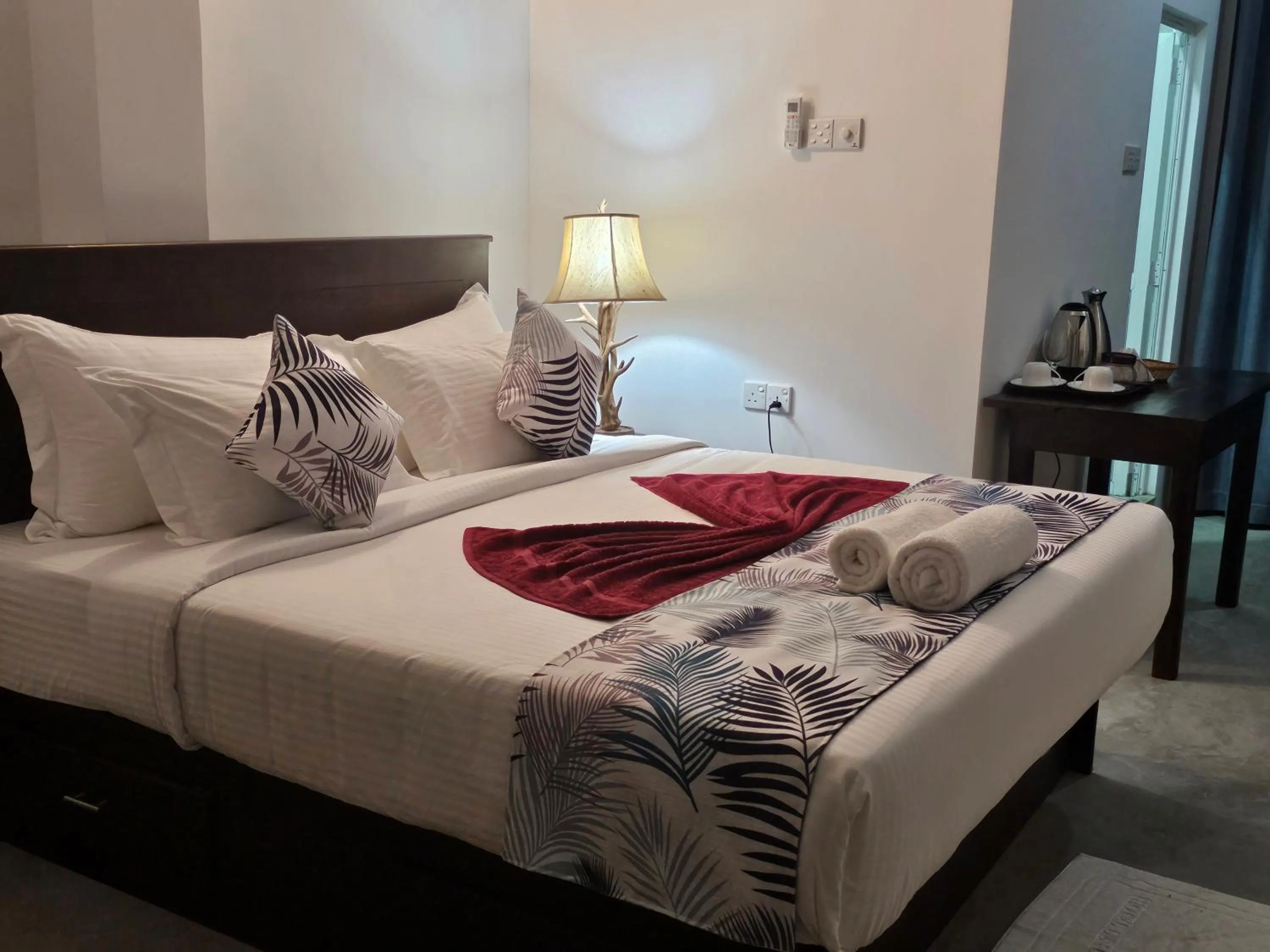 Bed in Ellakanda Nature Villa