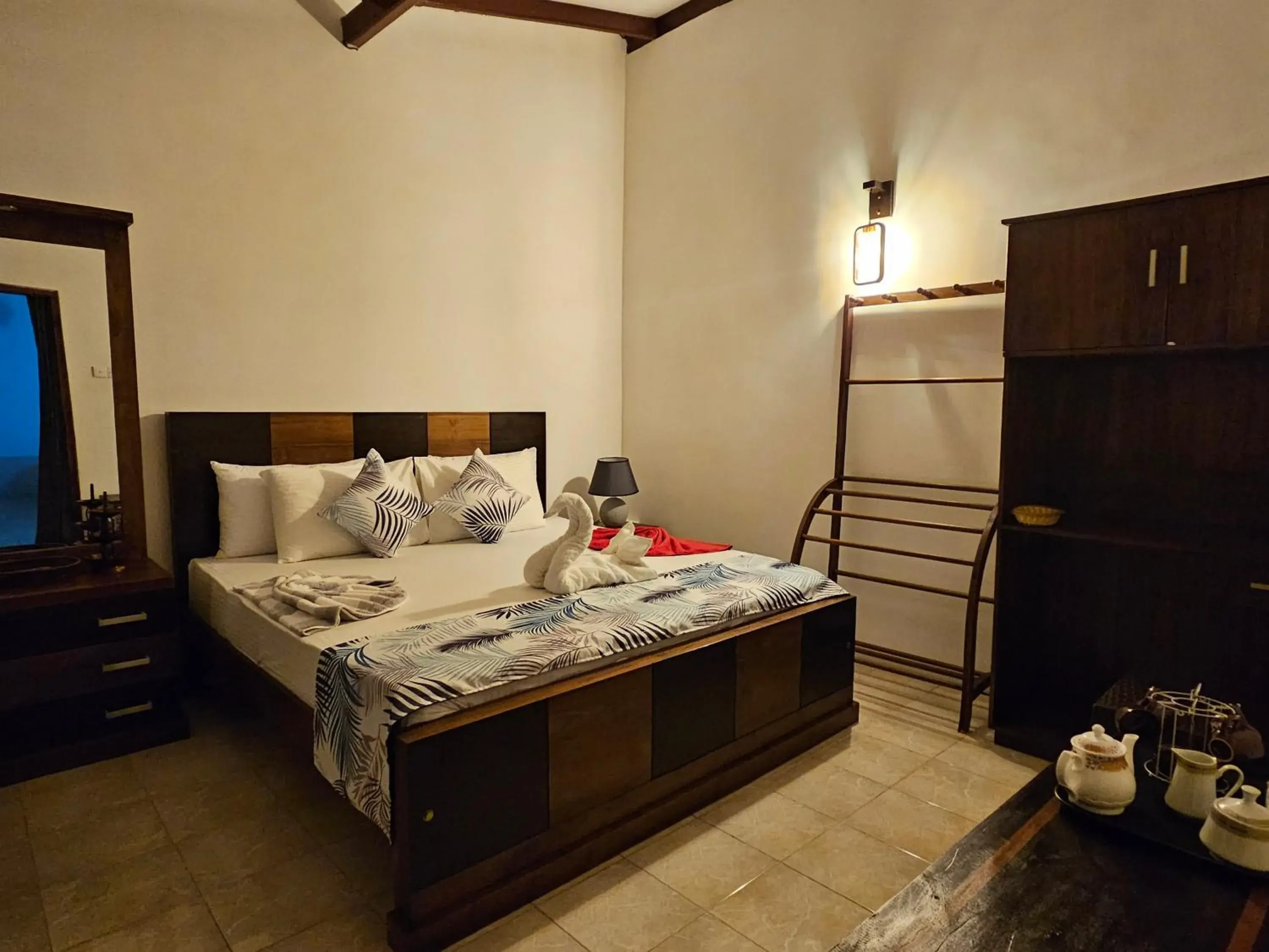 Bed in Ellakanda Nature Villa Bed in Ellakanda Nature Villa