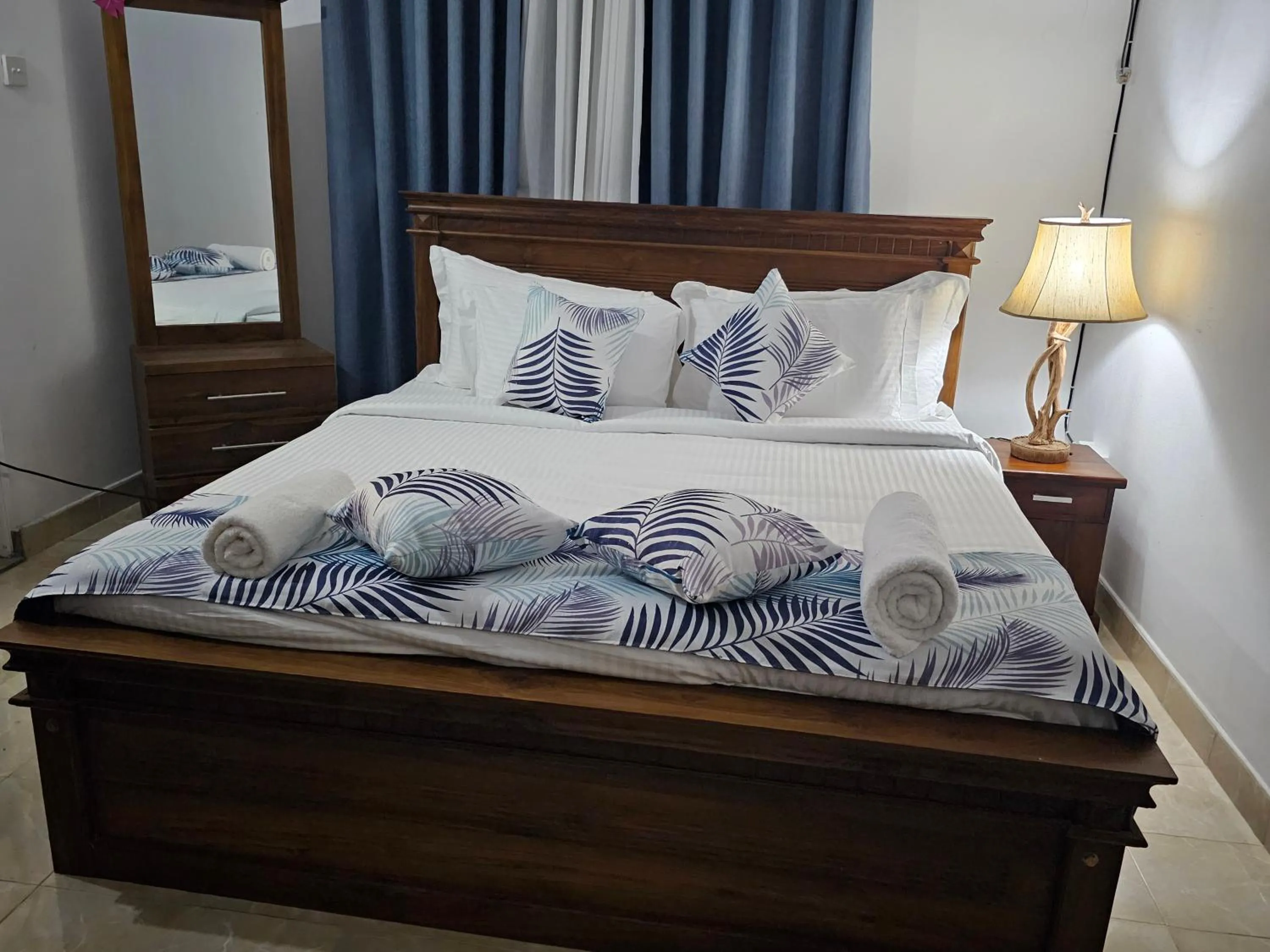 Bed in Ellakanda Nature Villa