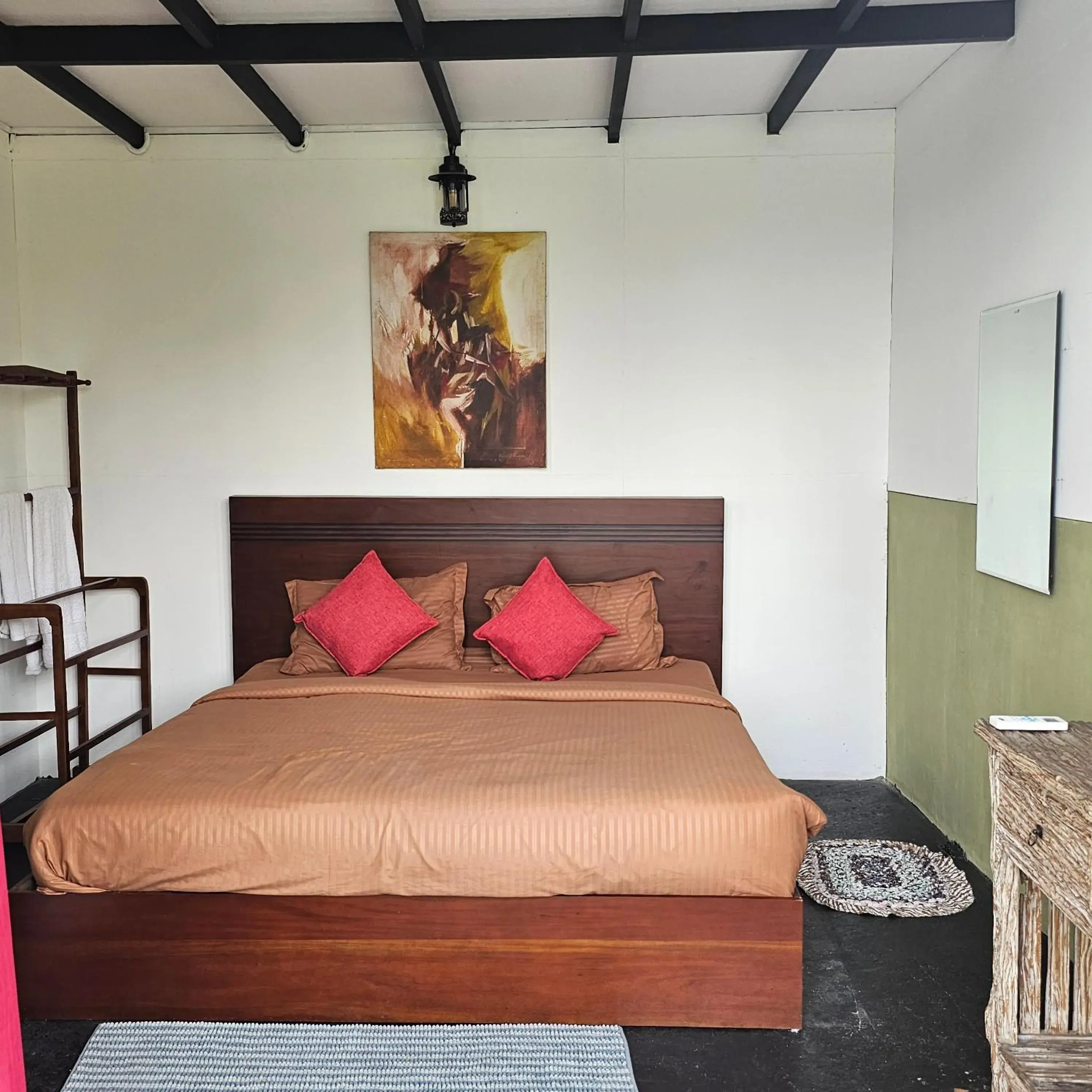 Bed in Ellakanda Nature Villa Bed in Ellakanda Nature Villa