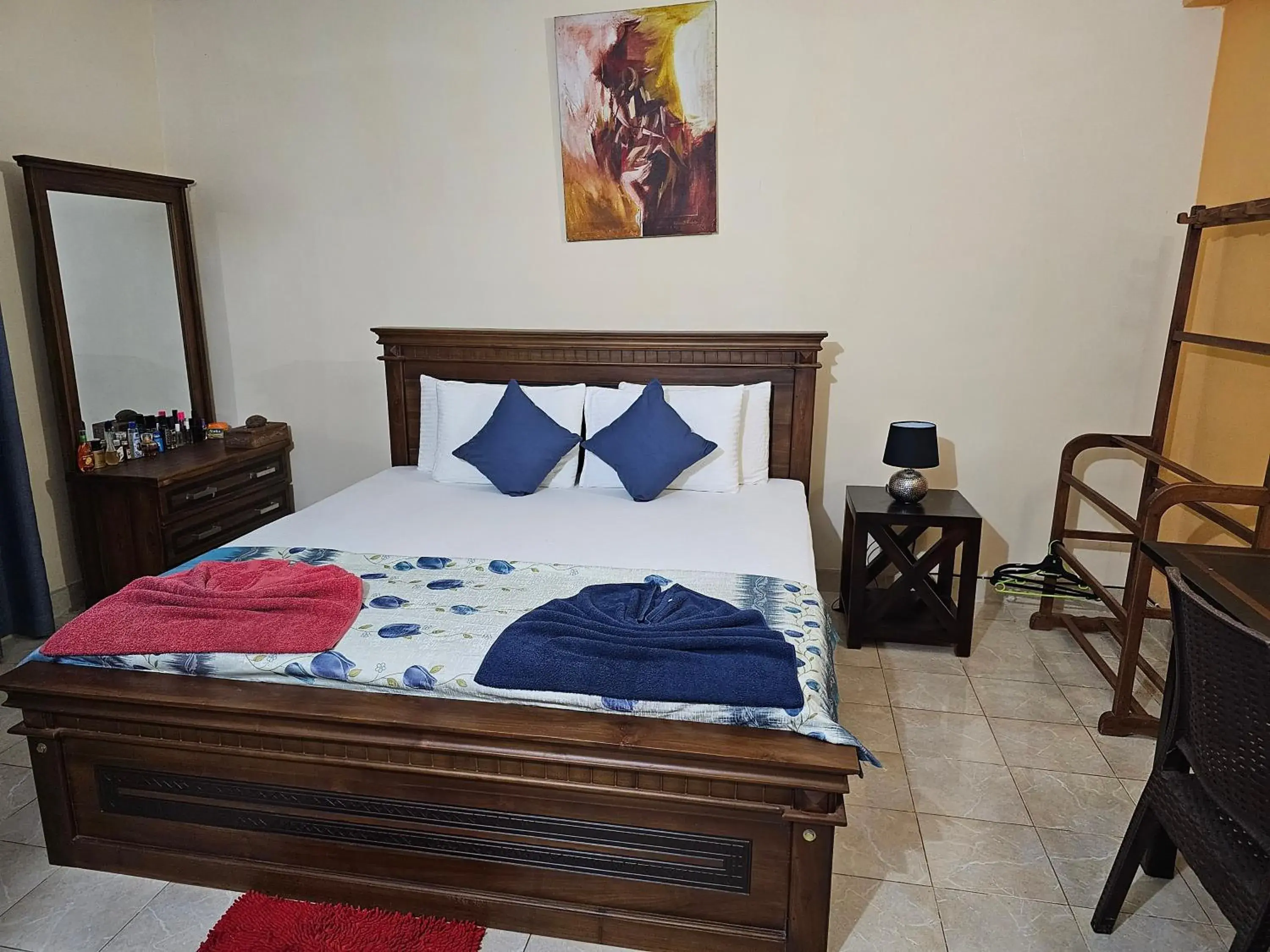 Bed in Ellakanda Nature Villa Bed in Ellakanda Nature Villa