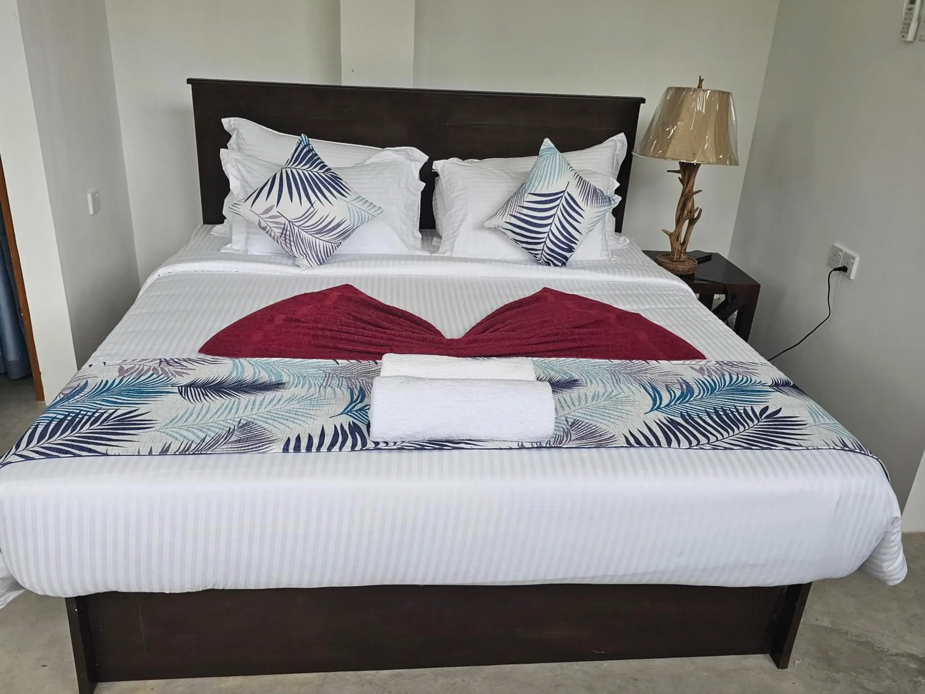 Bed in Ellakanda Nature Villa Bed in Ellakanda Nature Villa