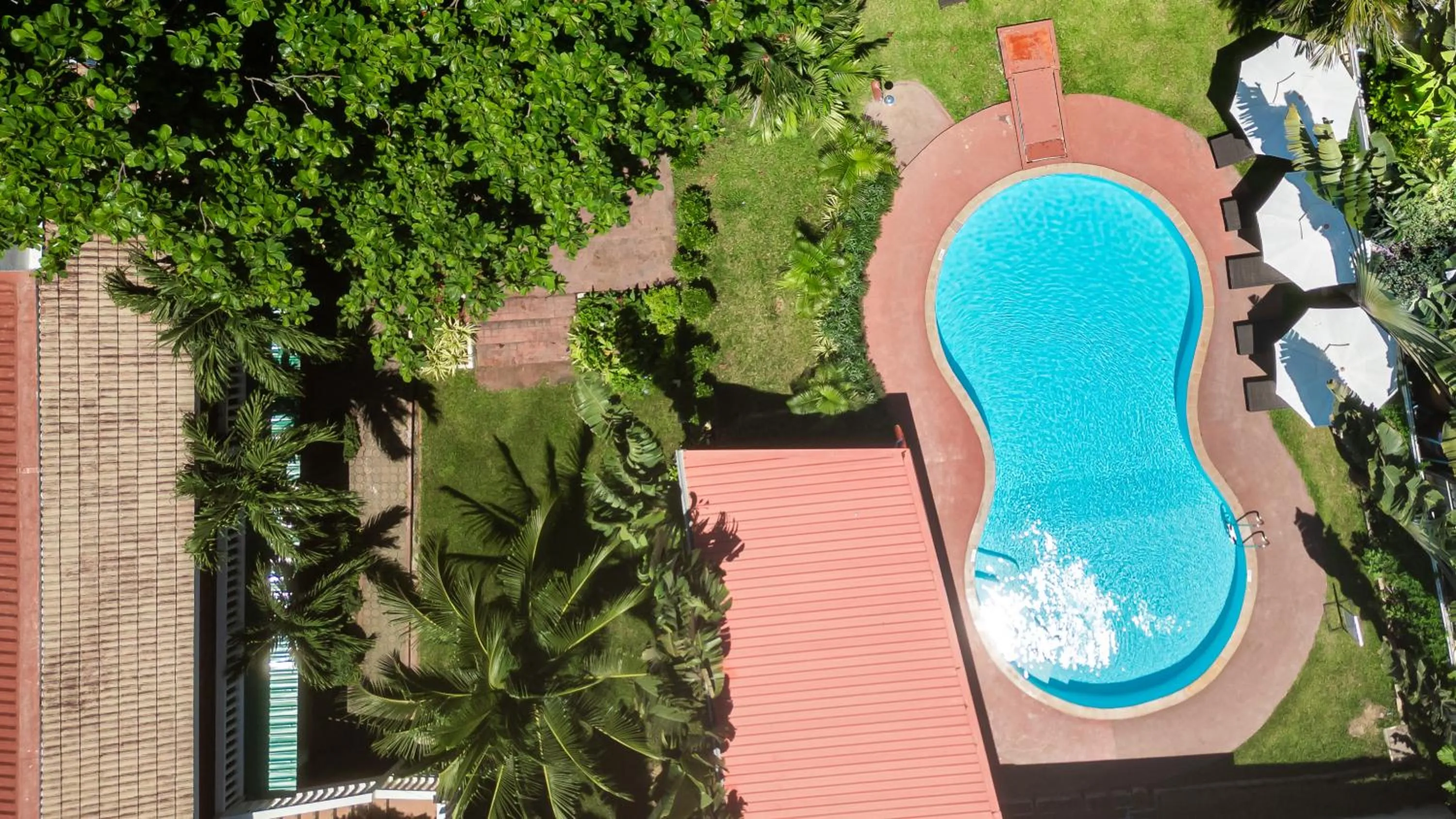 Pool view in Touch Sea Boutique Hotel&Bistro