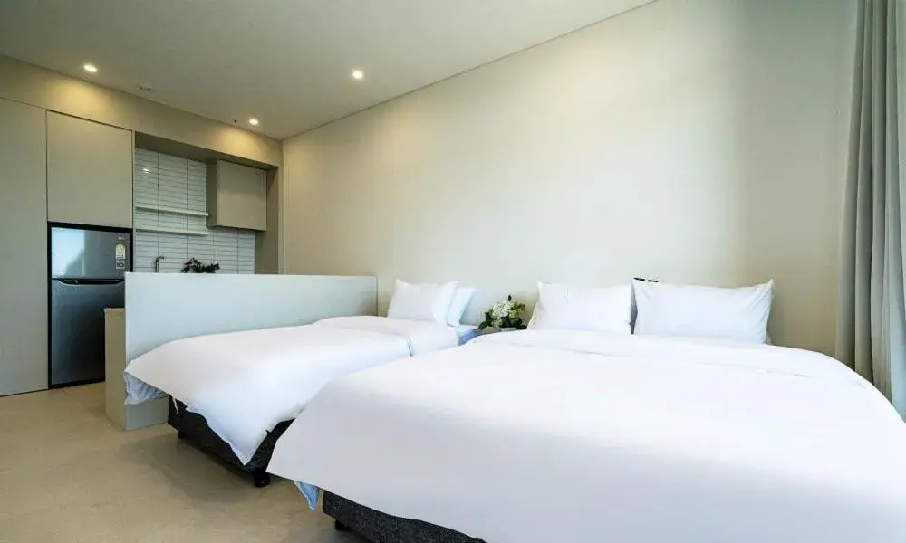 Bed in Hillsnorkelbeach hotel Bed in Hillsnorkelbeach hotel