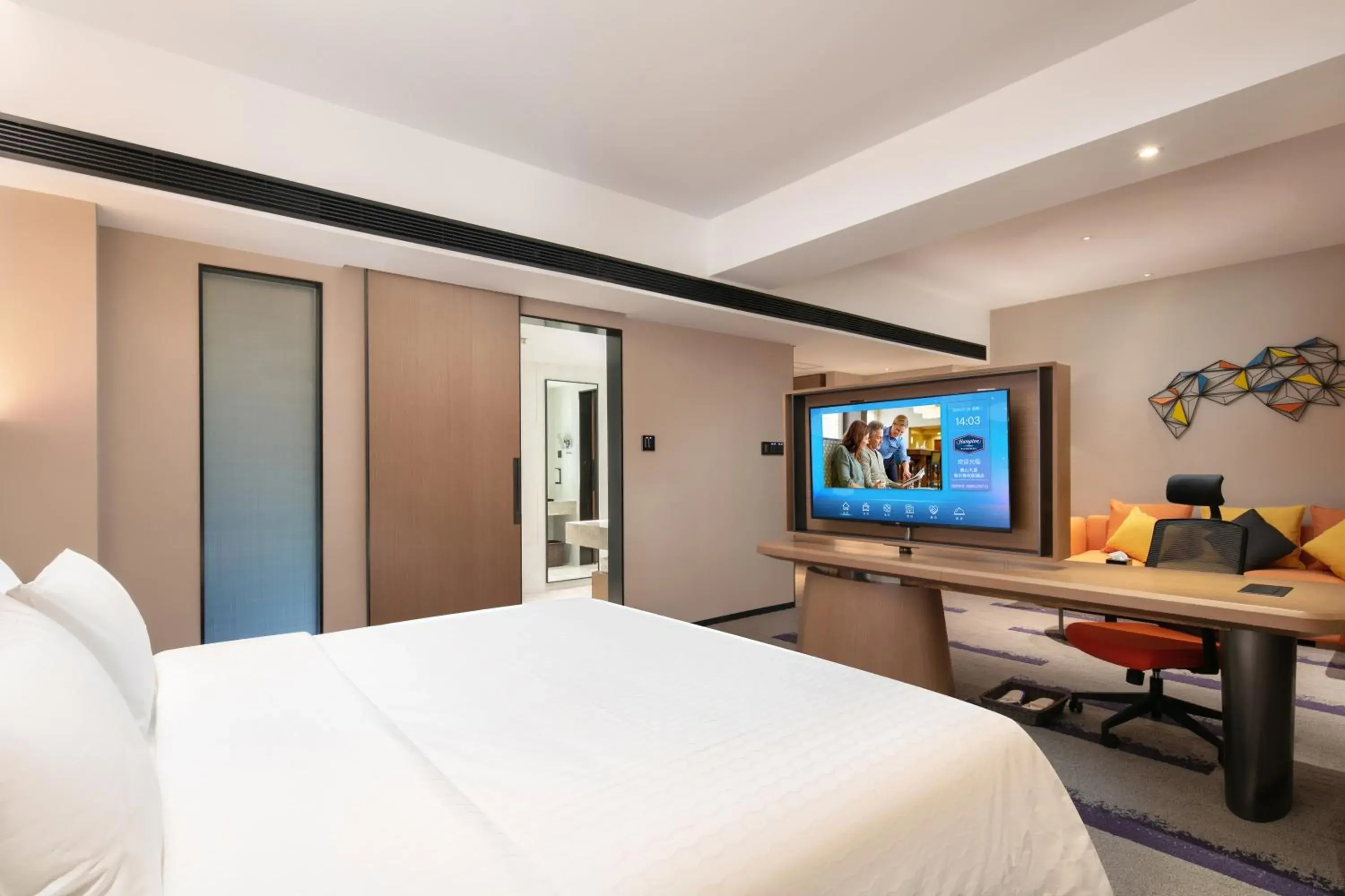 Bed in Hampton by Hilton Foshan Dali Bed in Hampton by Hilton Foshan Dali