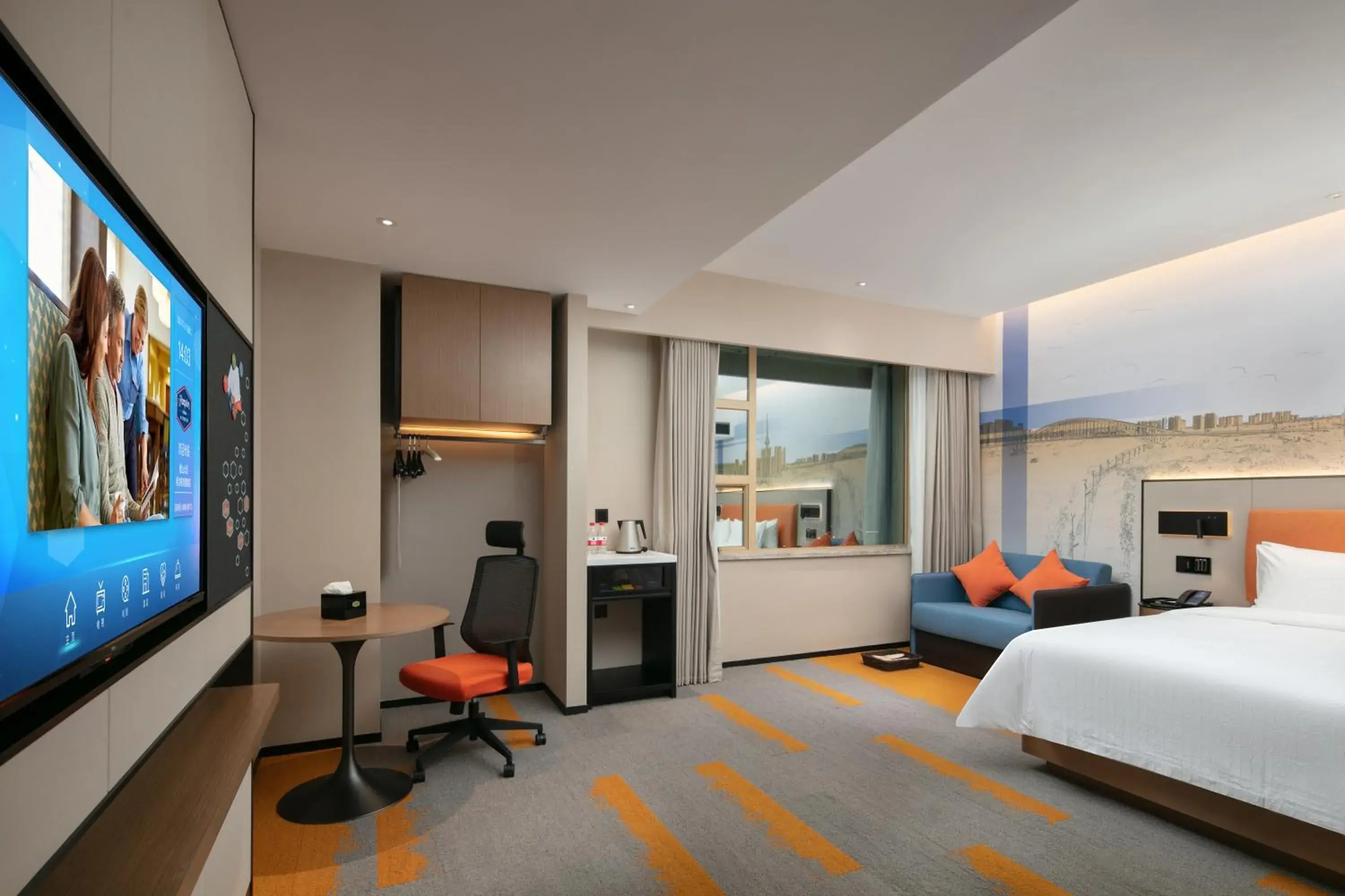 Photo of the whole room, Bed in Hampton by Hilton Foshan Dali Photo of the whole room, Bed in Hampton by Hilton Foshan Dali