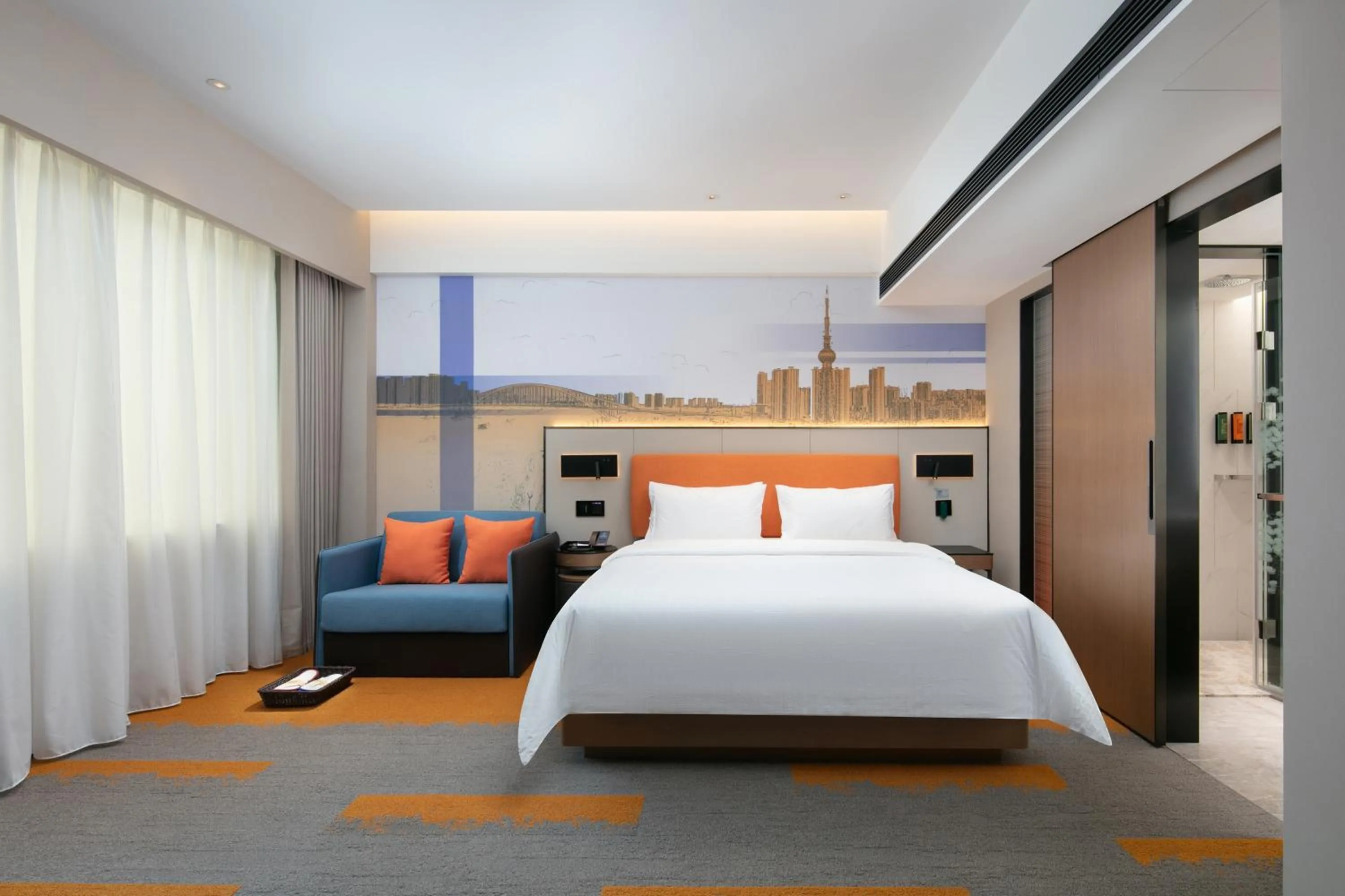 Bed in Hampton by Hilton Foshan Dali