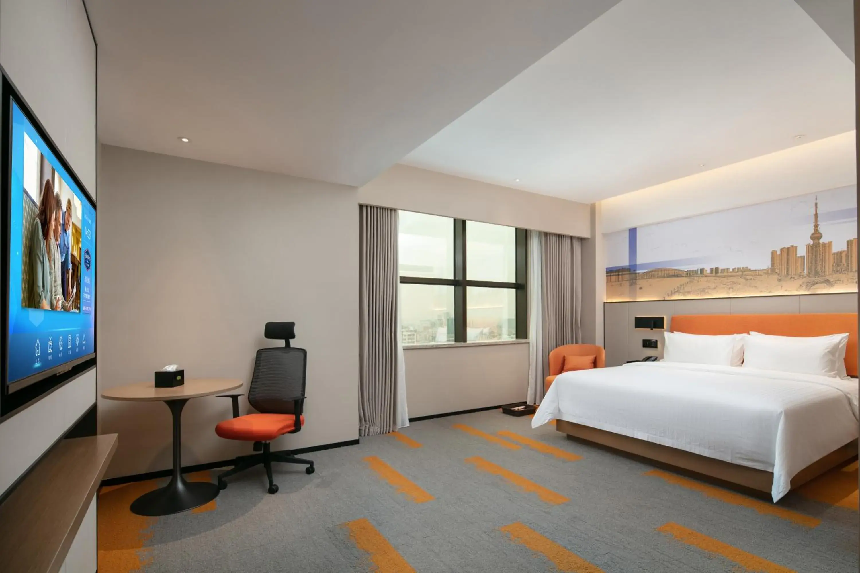 Deluxe King Room in Hampton by Hilton Foshan Dali Deluxe King Room in Hampton by Hilton Foshan Dali