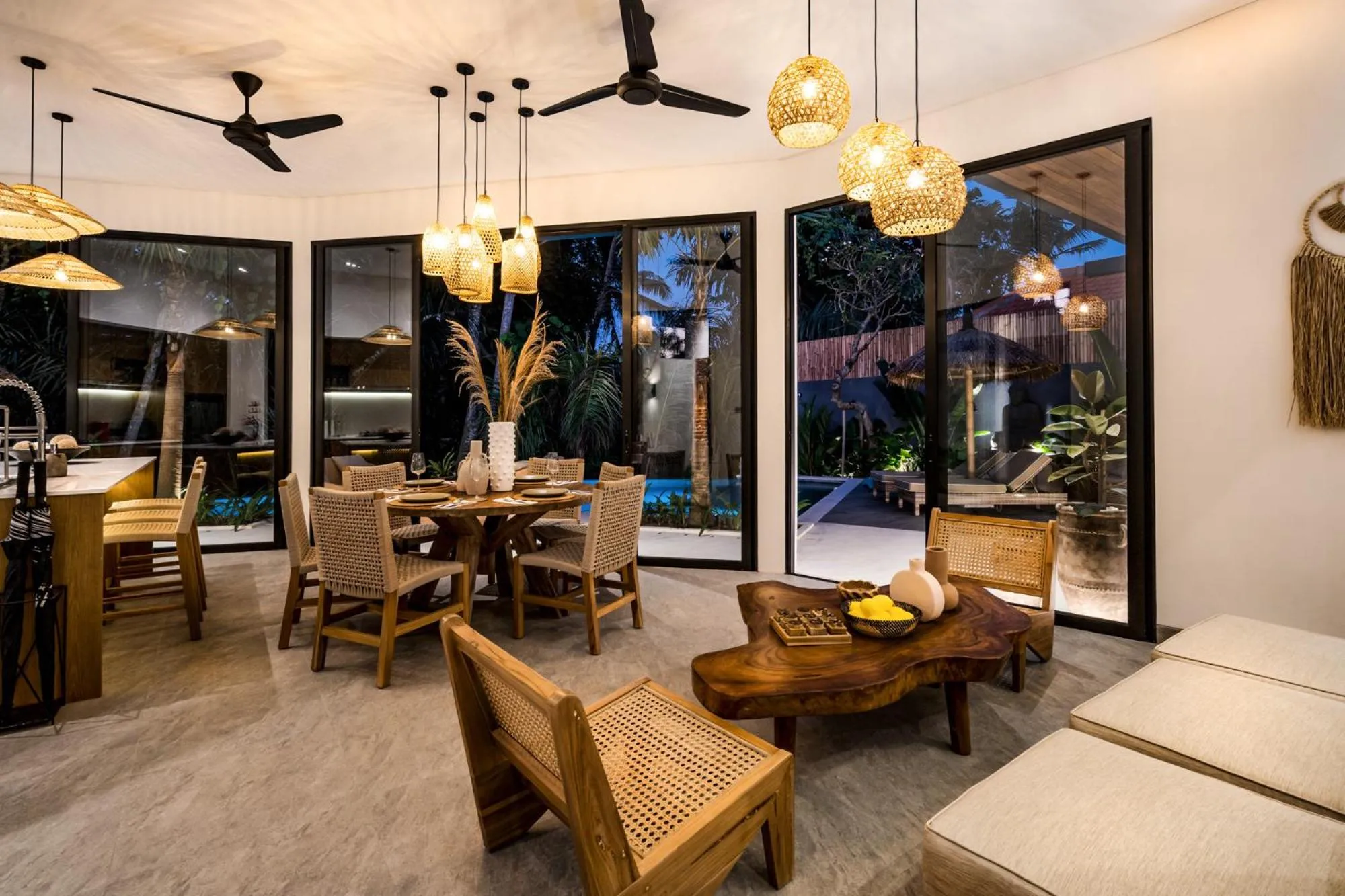 Living room in Villa Jungle Rendez Vous by BaliSuperHost