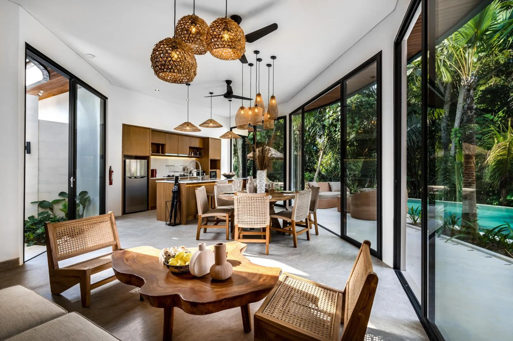 Living room in Villa Jungle Rendez Vous by BaliSuperHost