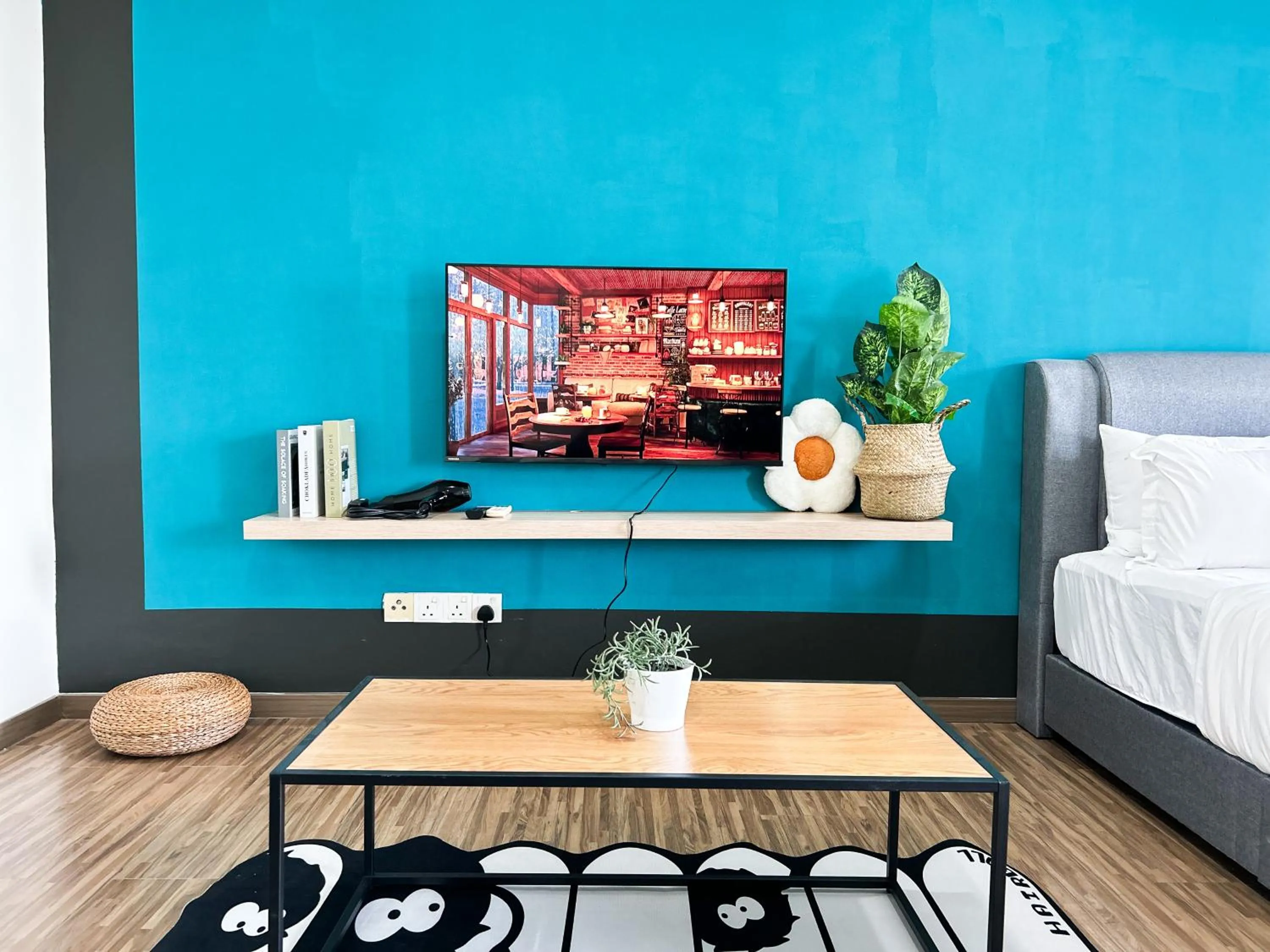 TV and multimedia, Bed in Setapak Central Studio Suites by Manhattan Group