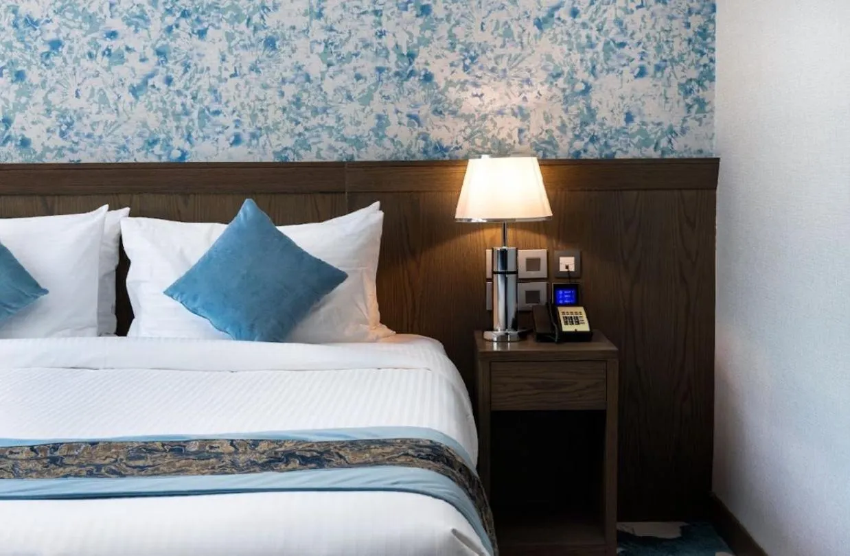 Bed in View Al Madinah Hotel