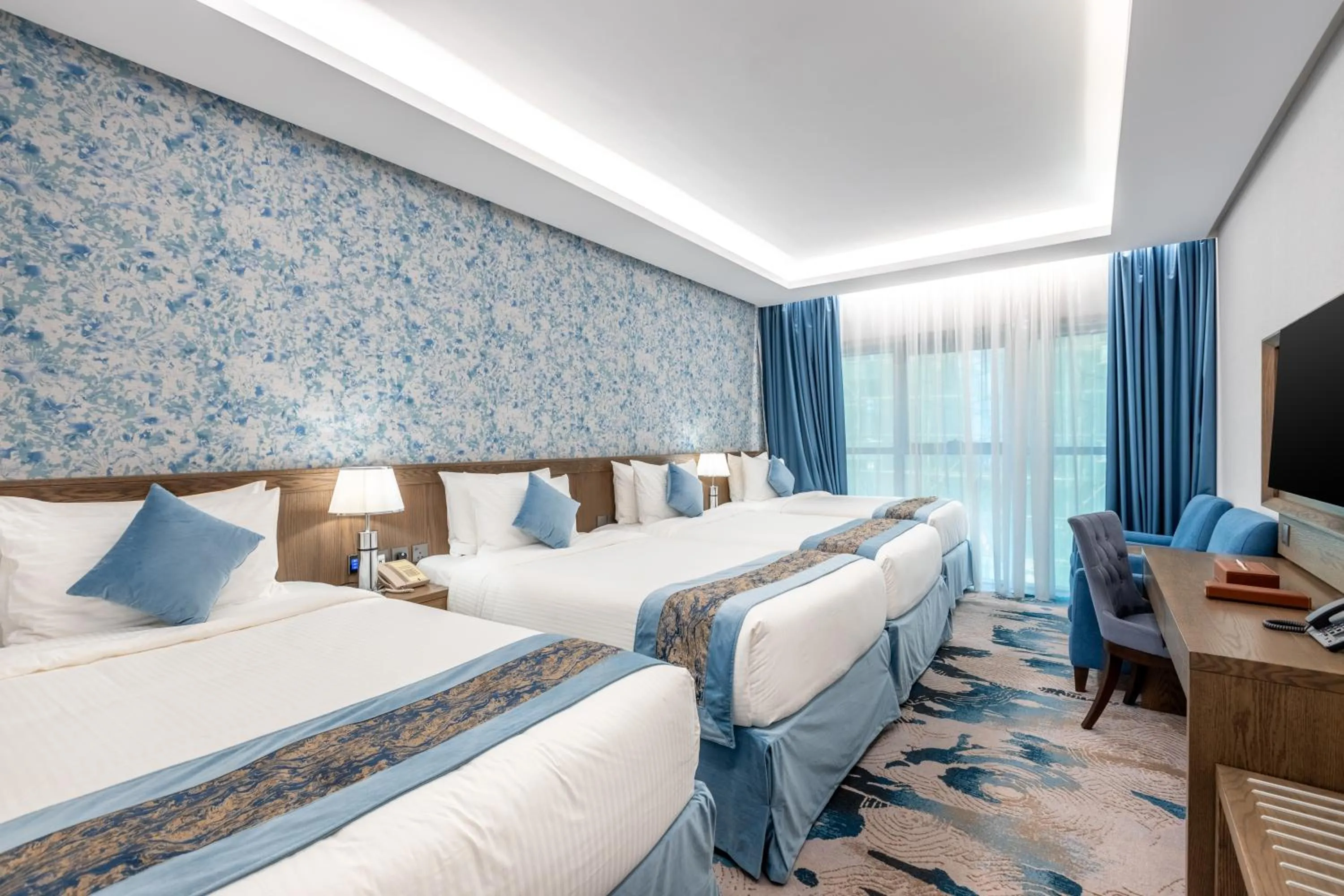 Bed in View Al Madinah Hotel