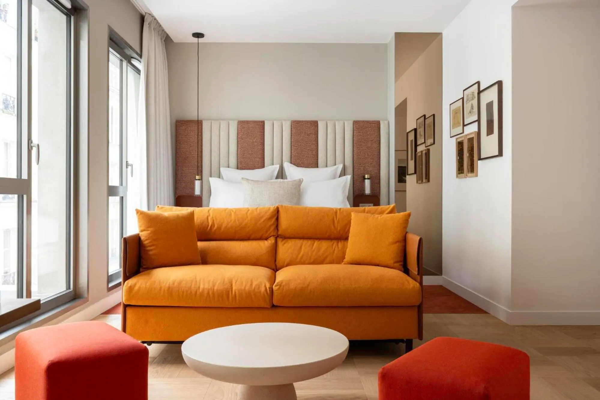 Bed in Hôtel Pilgrim