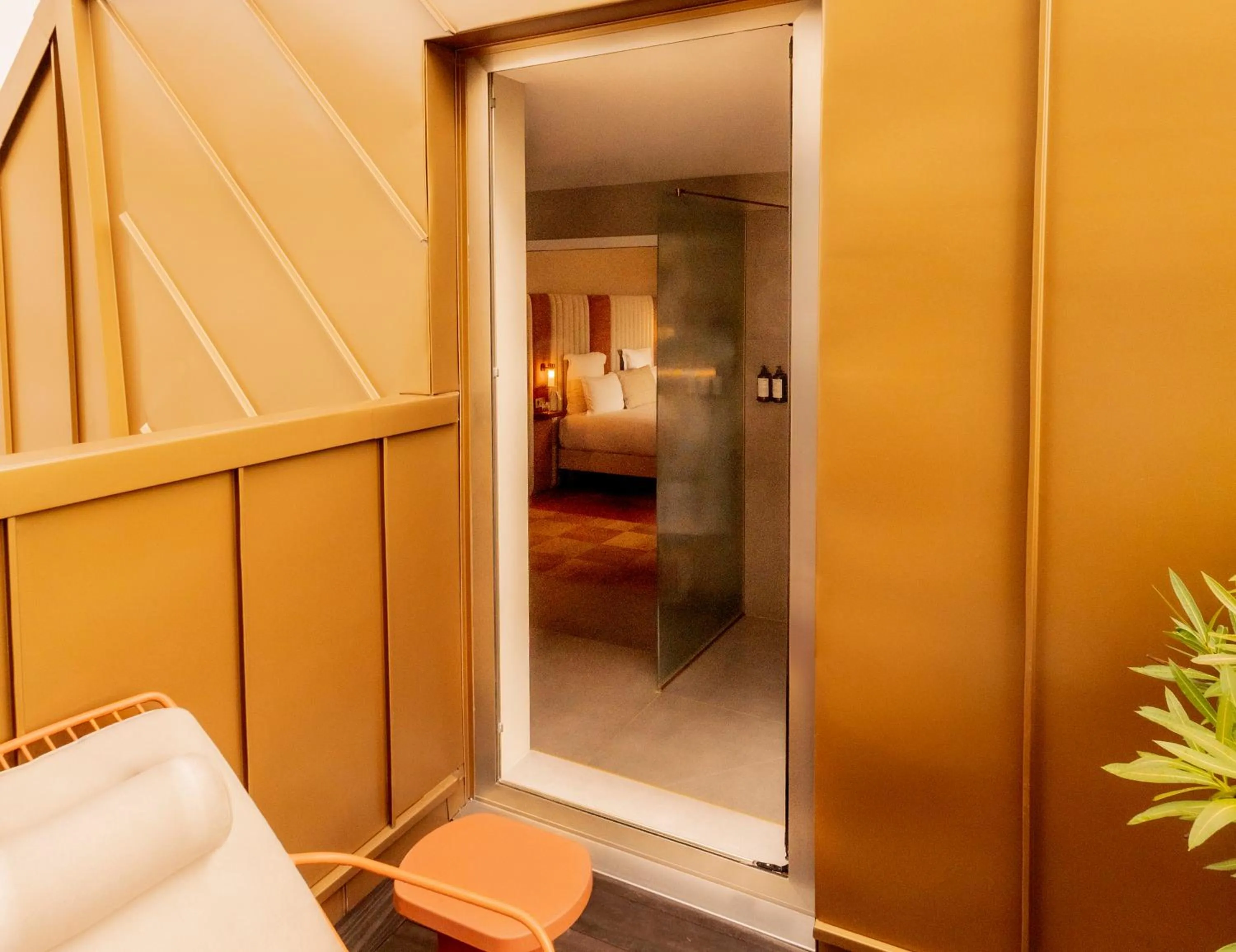 Bed in Hôtel Pilgrim