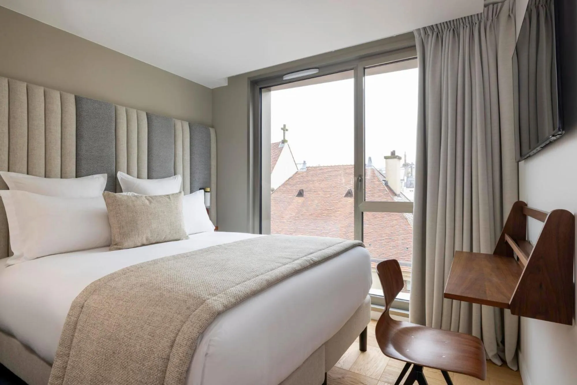 Bed in Hôtel Pilgrim