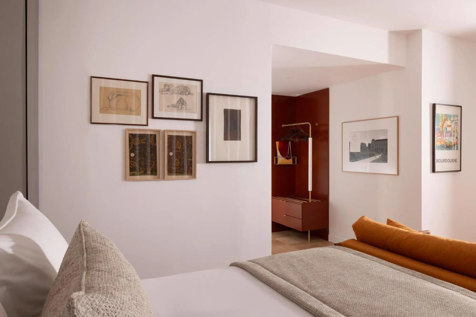 Bed in Hôtel Pilgrim