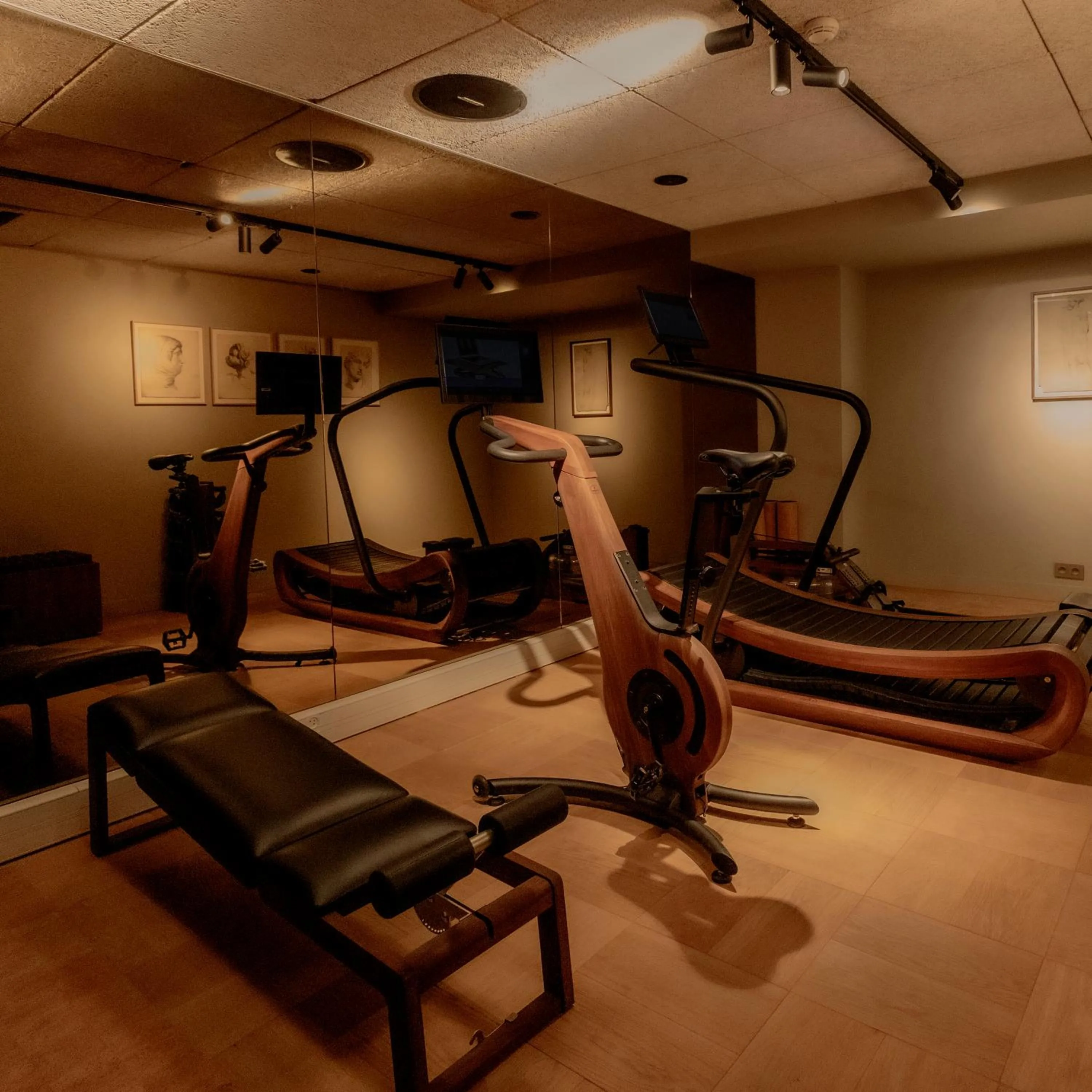 Fitness centre/facilities in Hôtel Pilgrim
