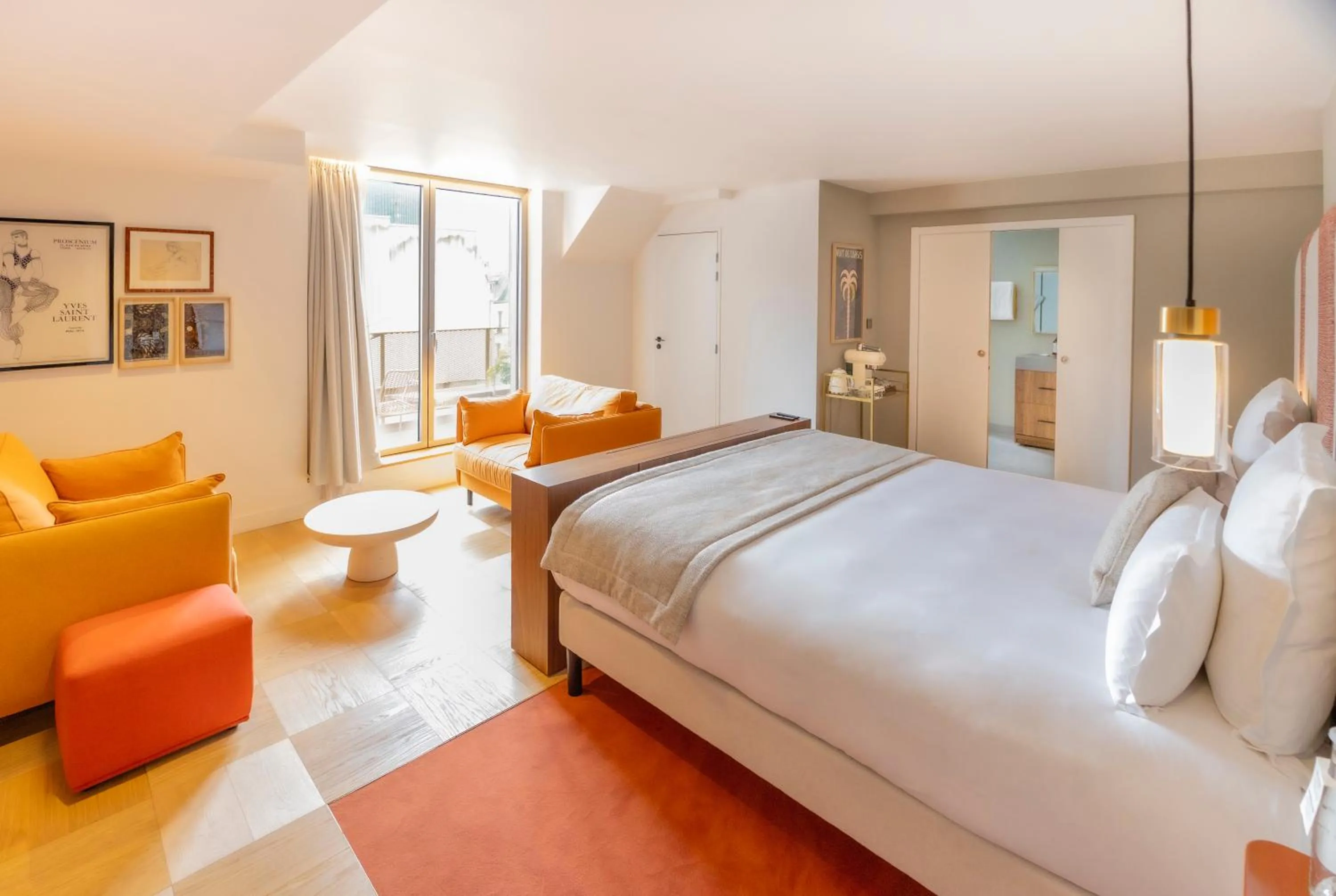 Bed in Hôtel Pilgrim